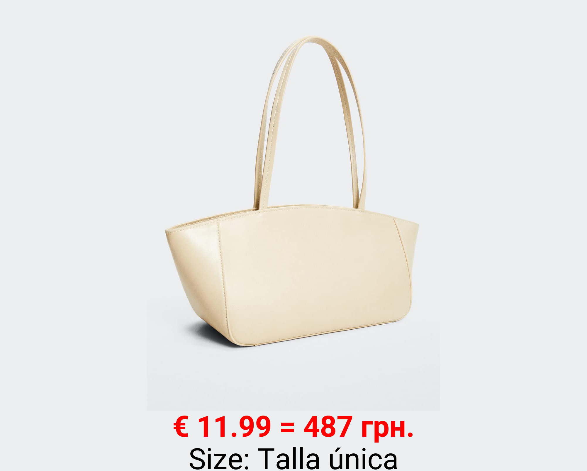 Bolso alargado doble asa