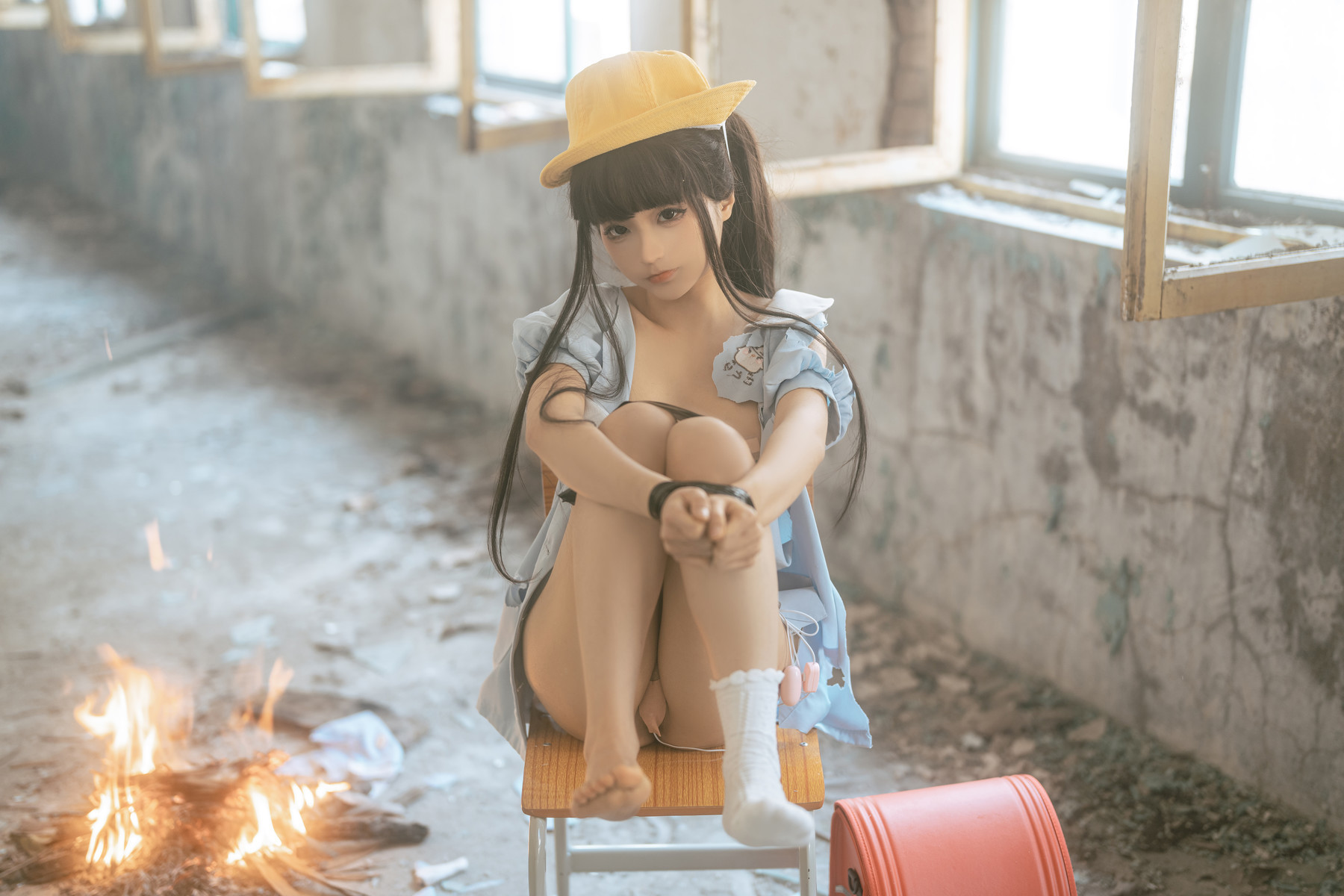 Cosplay 蠢沫沫 Chunmomo 小黄帽 绅士版 Set.02 64