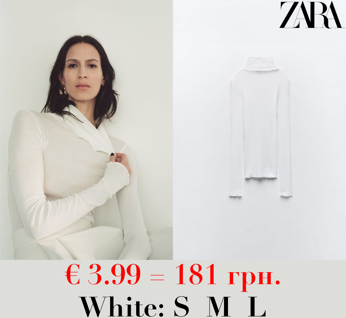 SEMI-SHEER DELICATE COTTON TOP