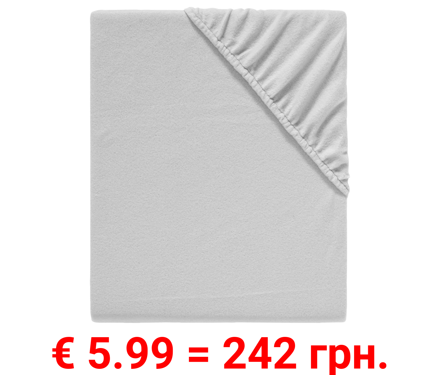 LIVARNO home Fleece Spannbettlaken, 90-100 x 200 cm