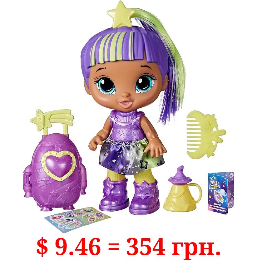 Baby Alive Star Besties Doll, Lovely Luna, 8-inch Space-Themed Doll for 3 Year Old Girls and Boys and Up, Accessories
