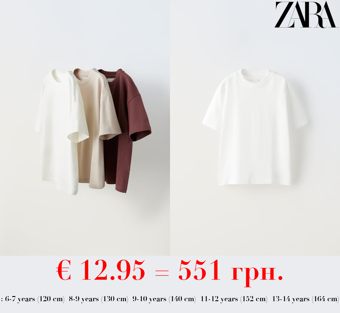 3-PACK OF PLAIN T-SHIRTS