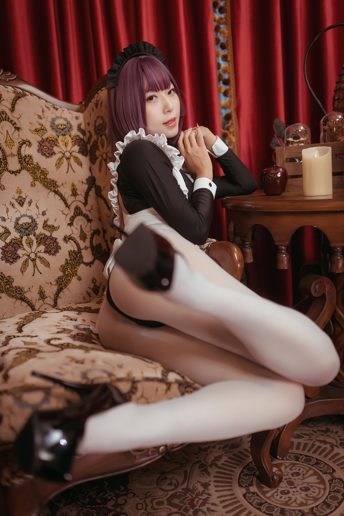 Cosplay Money冷冷 高叉女仆 25