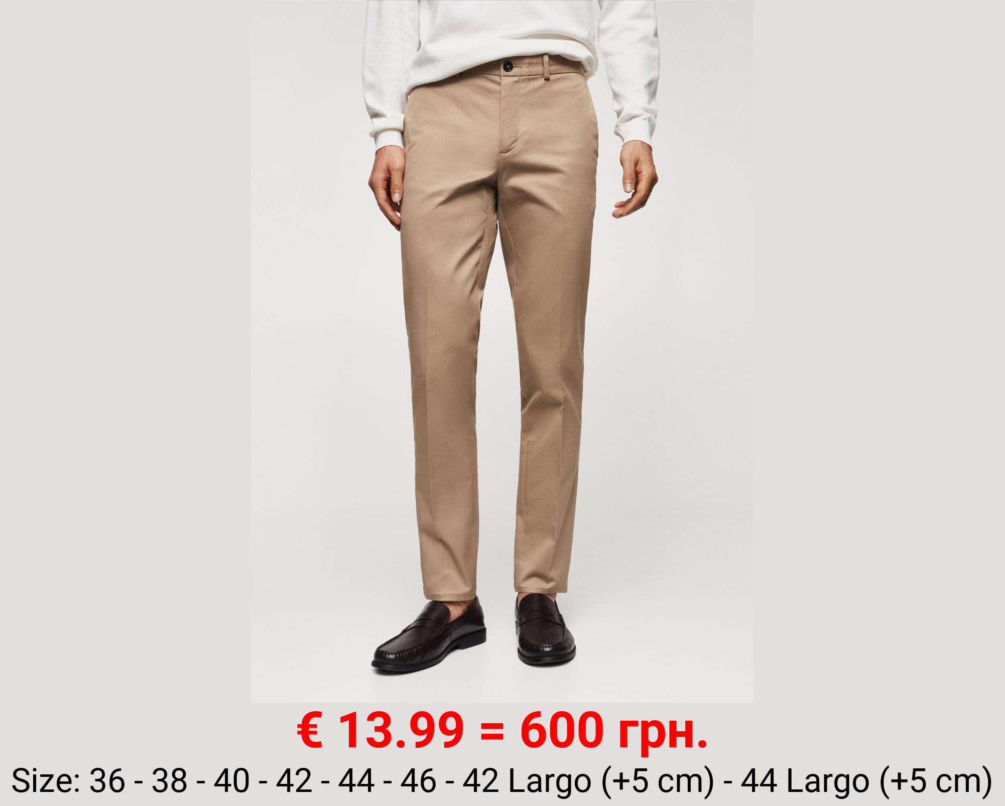 Pantalón chino slim fit