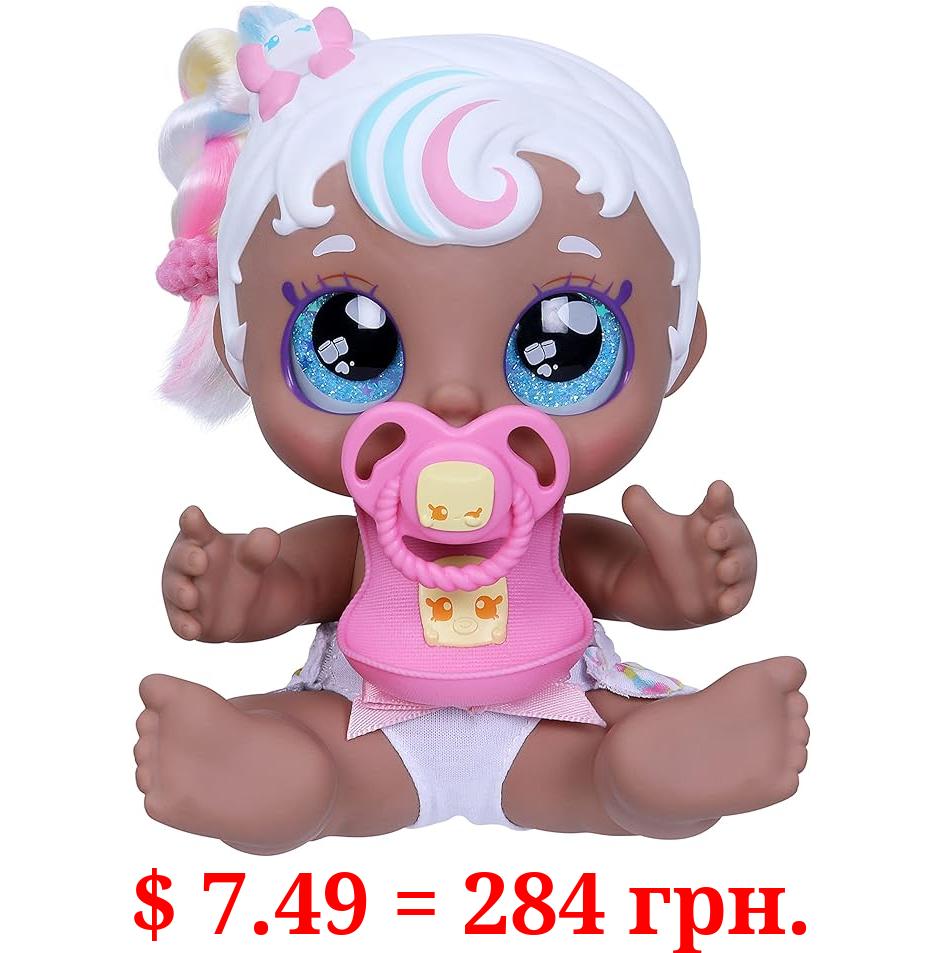 Kindi Kids Scented Sisters 6.5" Doll and 2 Accessories - Mini Mello Includes 1x Baby Doll, 1x Shopkin Rib, 1x Shopkin Dummy