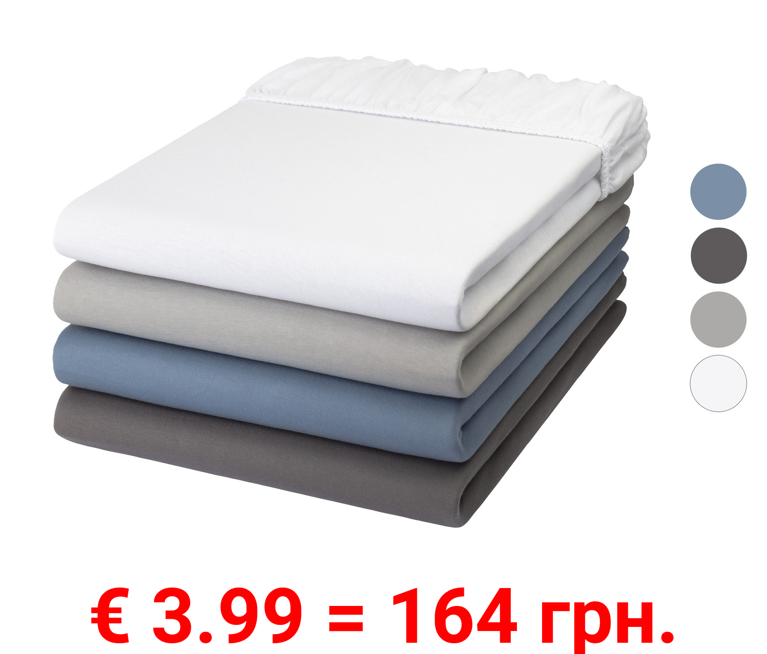 LIVARNO home Jersey-Spannbettlaken, 90 - 100 x 200 cm