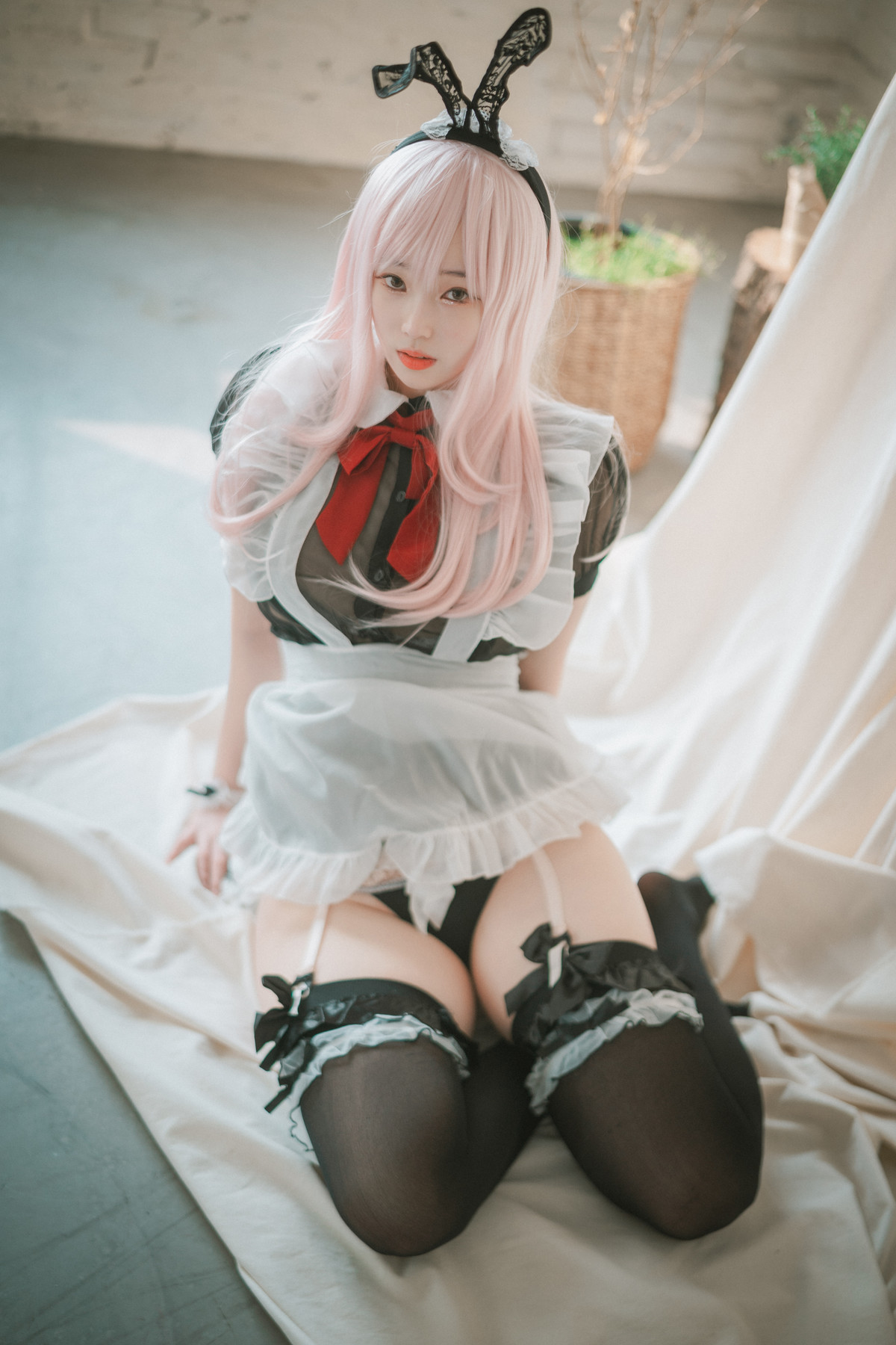 Bambi 밤비, [DJAWA] Sheer Bunny Maid 17