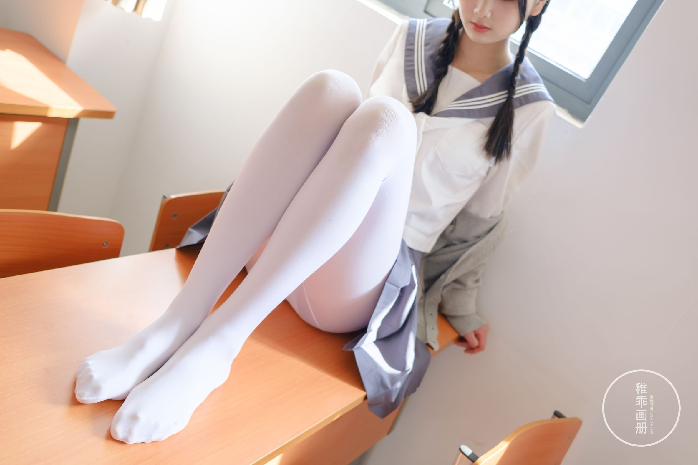 稚乖画册 - NO.05 晴空03 双马尾jk [71P1V-0.99GB] 14