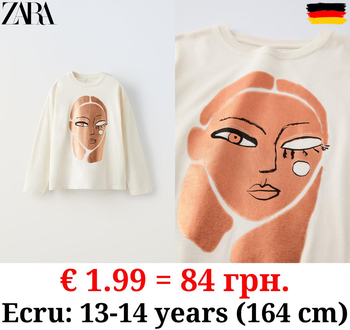 RHINESTONE FACE T-SHIRT