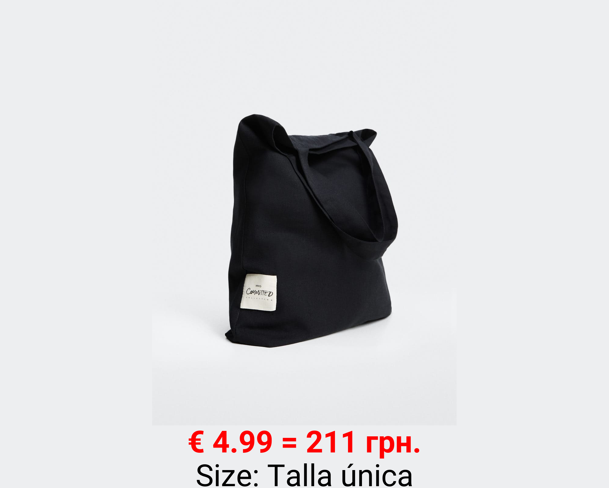 Bolso shopper algodón