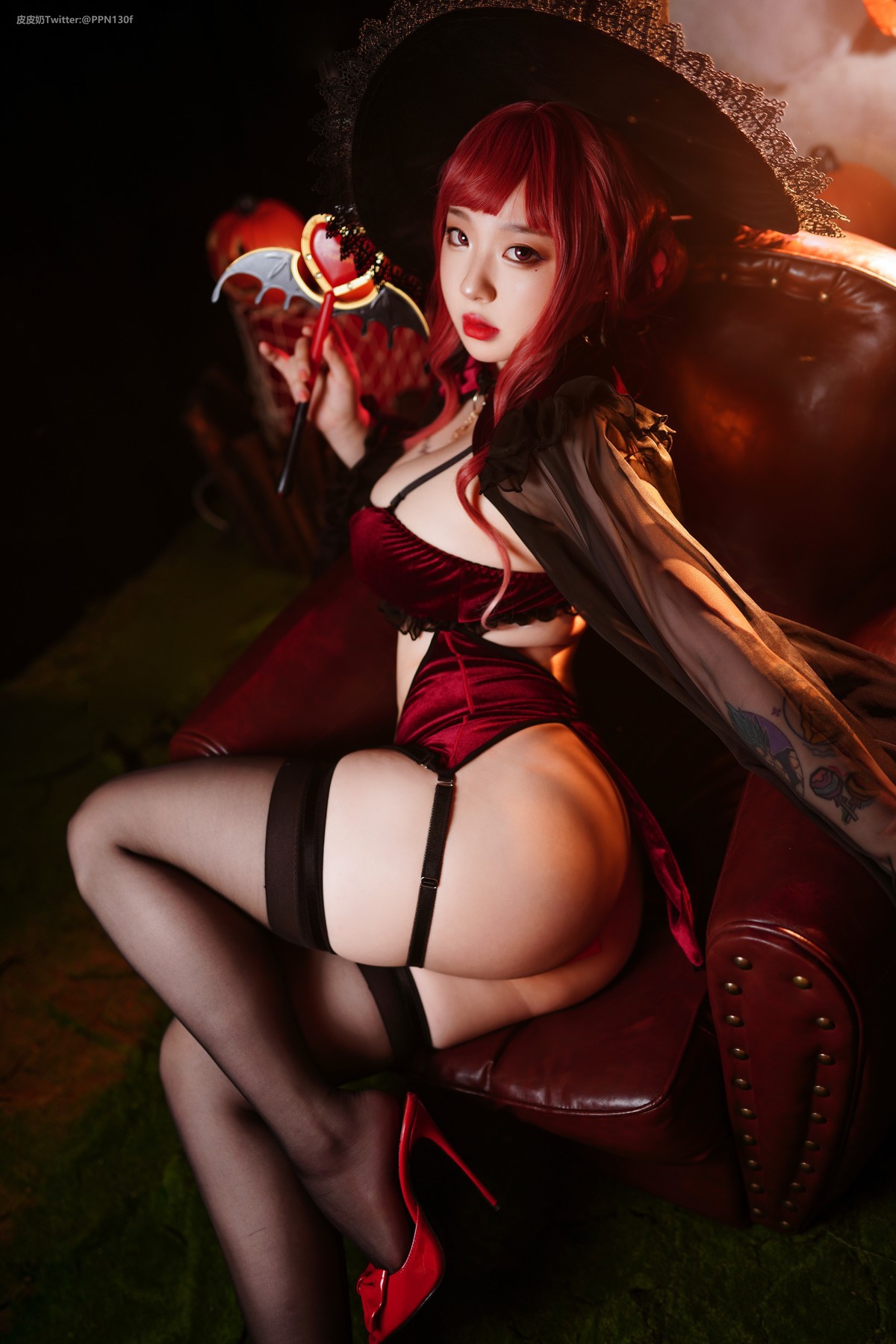 Cosplay 皮皮奶可可爱了啦 万圣节女巫 12