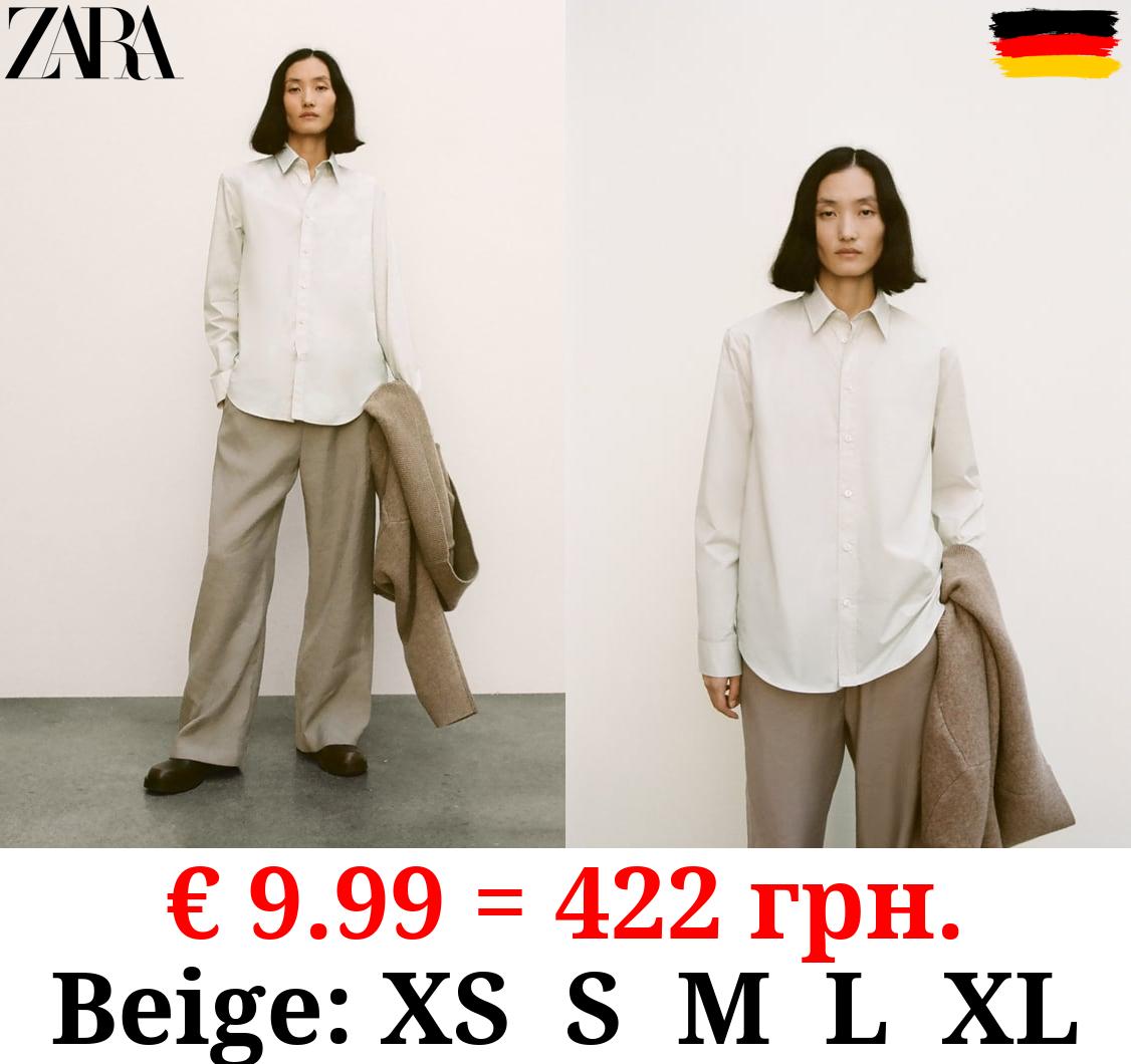 ZW COLLECTION POPLIN SHIRT