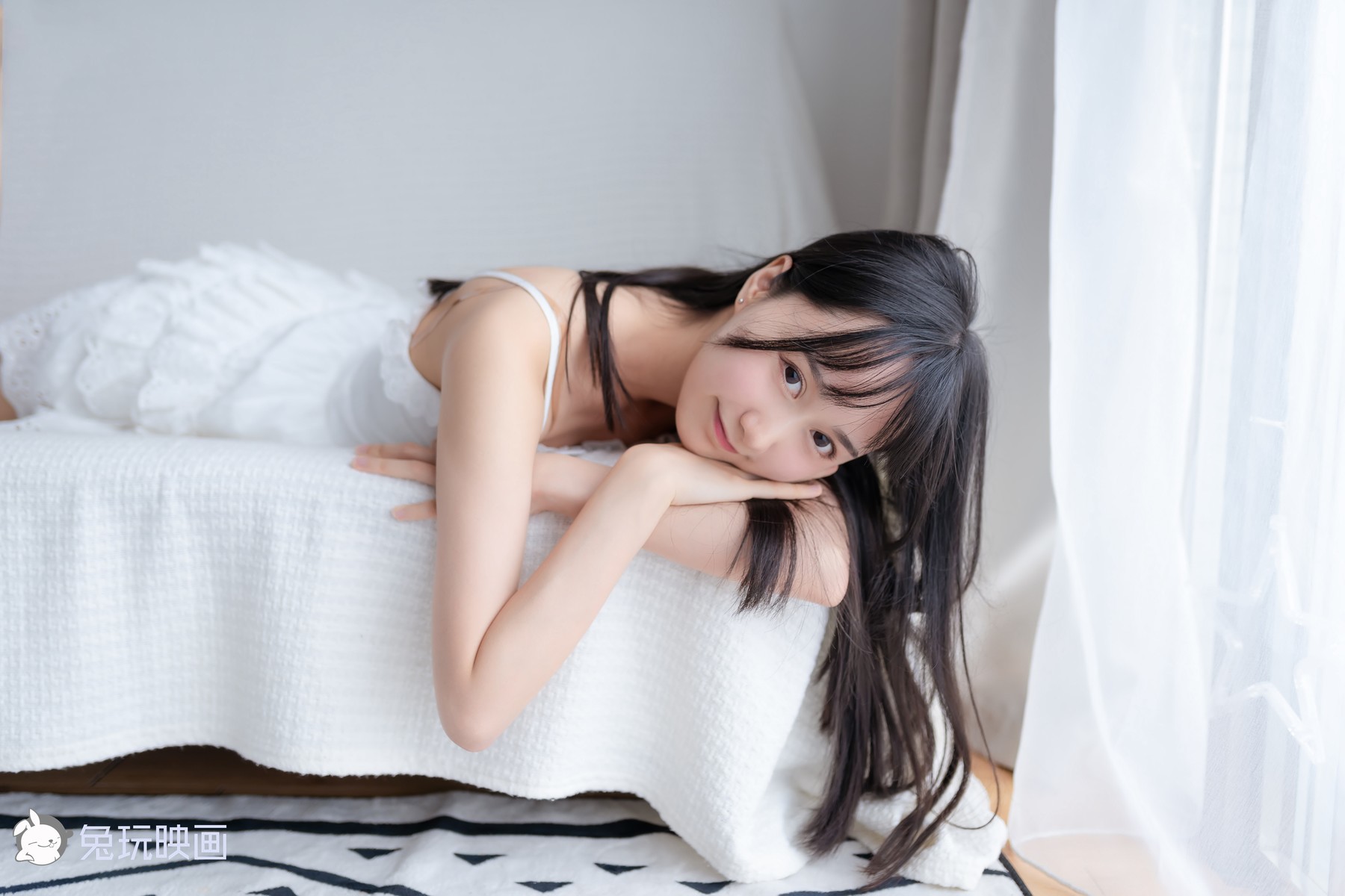 Cosplay 兔玩映画 白衣少女 25