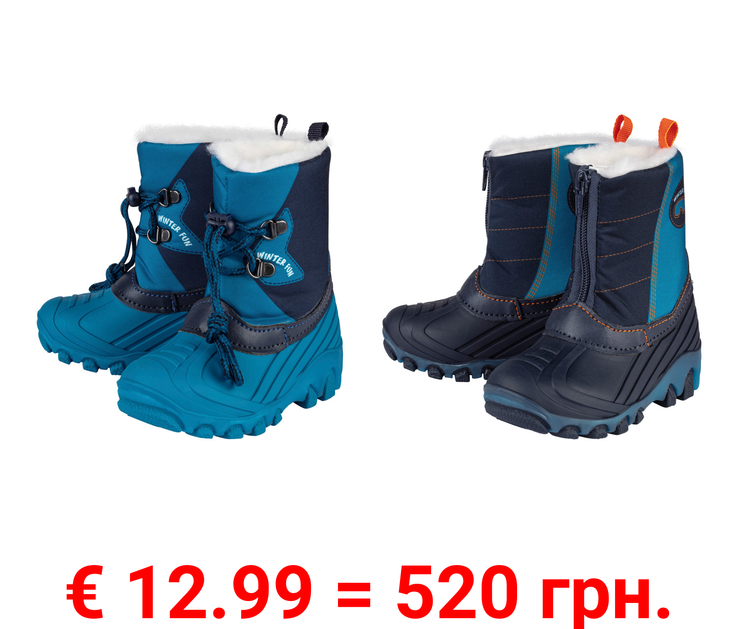lupilu® Kleinkinder LED-Winterstiefel mit Blink-Effekt