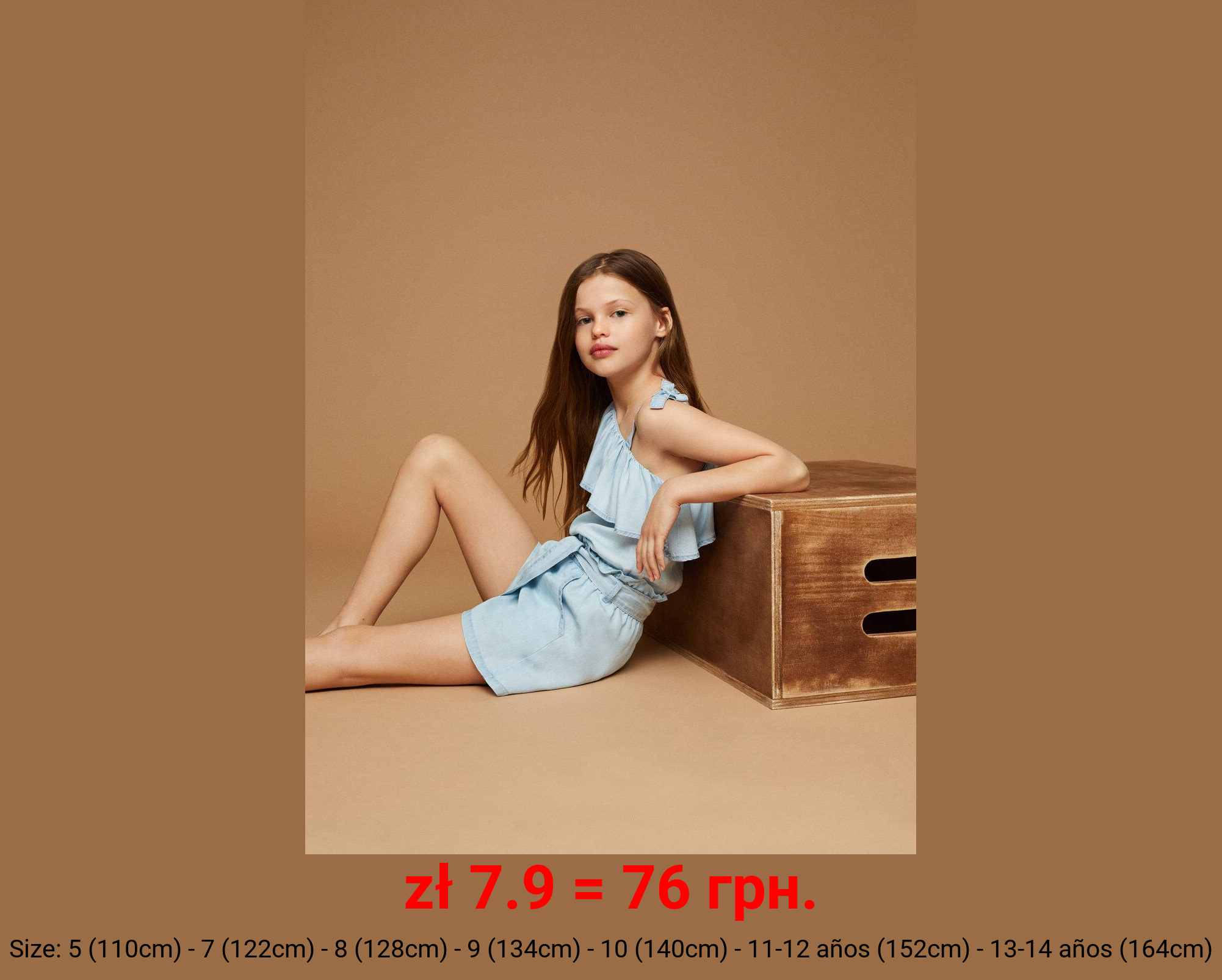 Blusa asimétrica volante