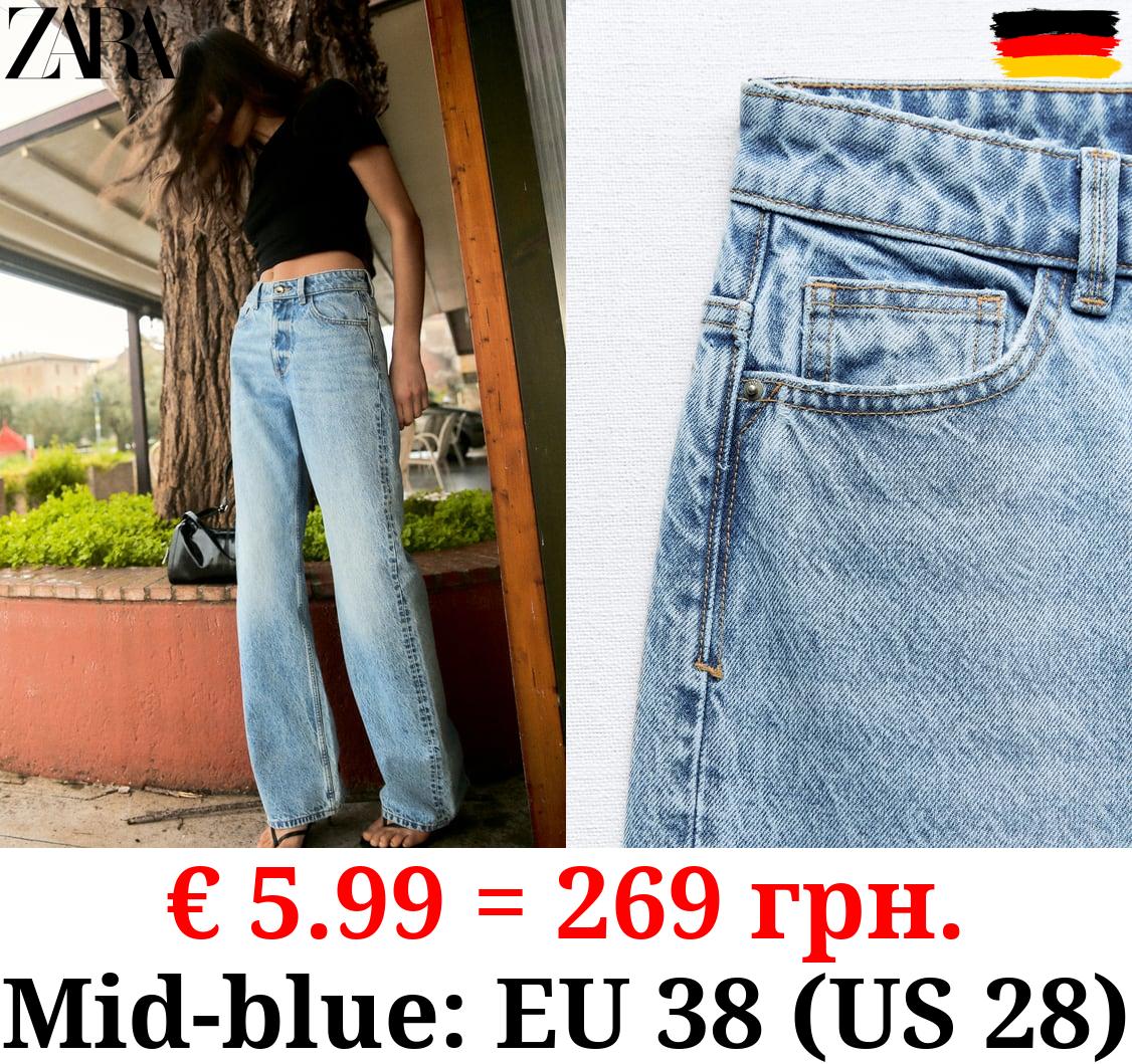 Z1975 STRAIGHT-FIT HIGH-WAIST FULL LENGTH JEANS