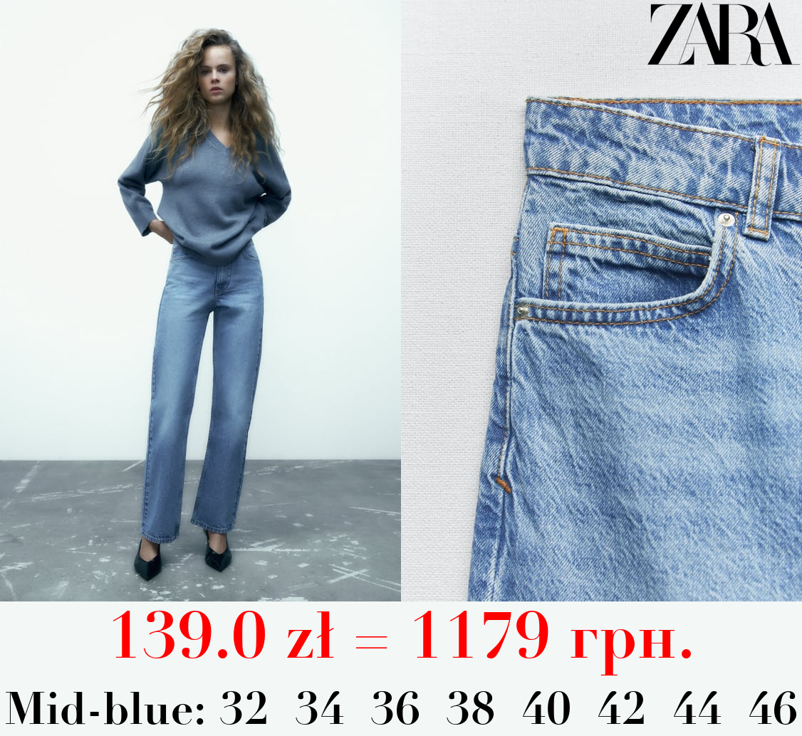 Z1975 HIGH-RISE STRAIGHT-FIT LONG-LENGTH JEANS