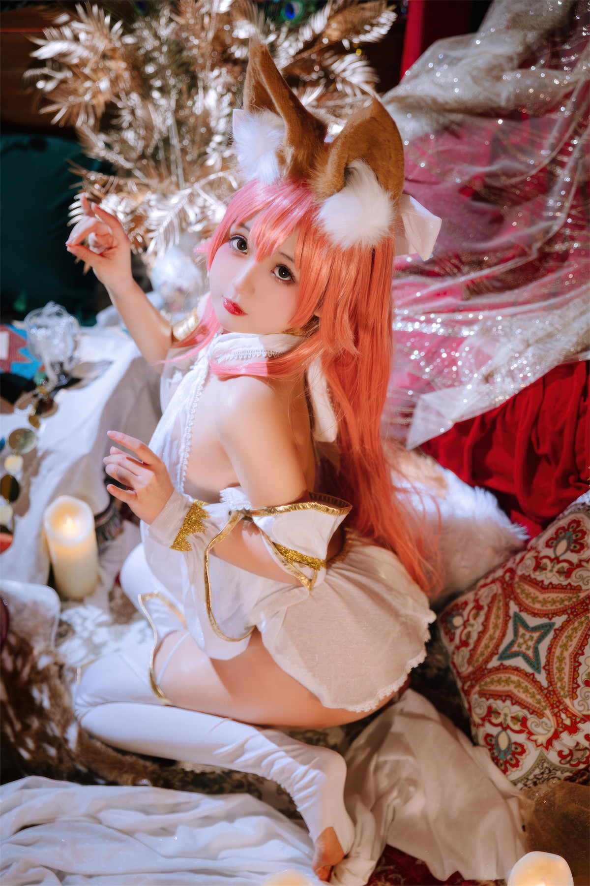 Cosplay Rinaijiao日奈娇 玉藻前舞娘 涂油 Set.01 20
