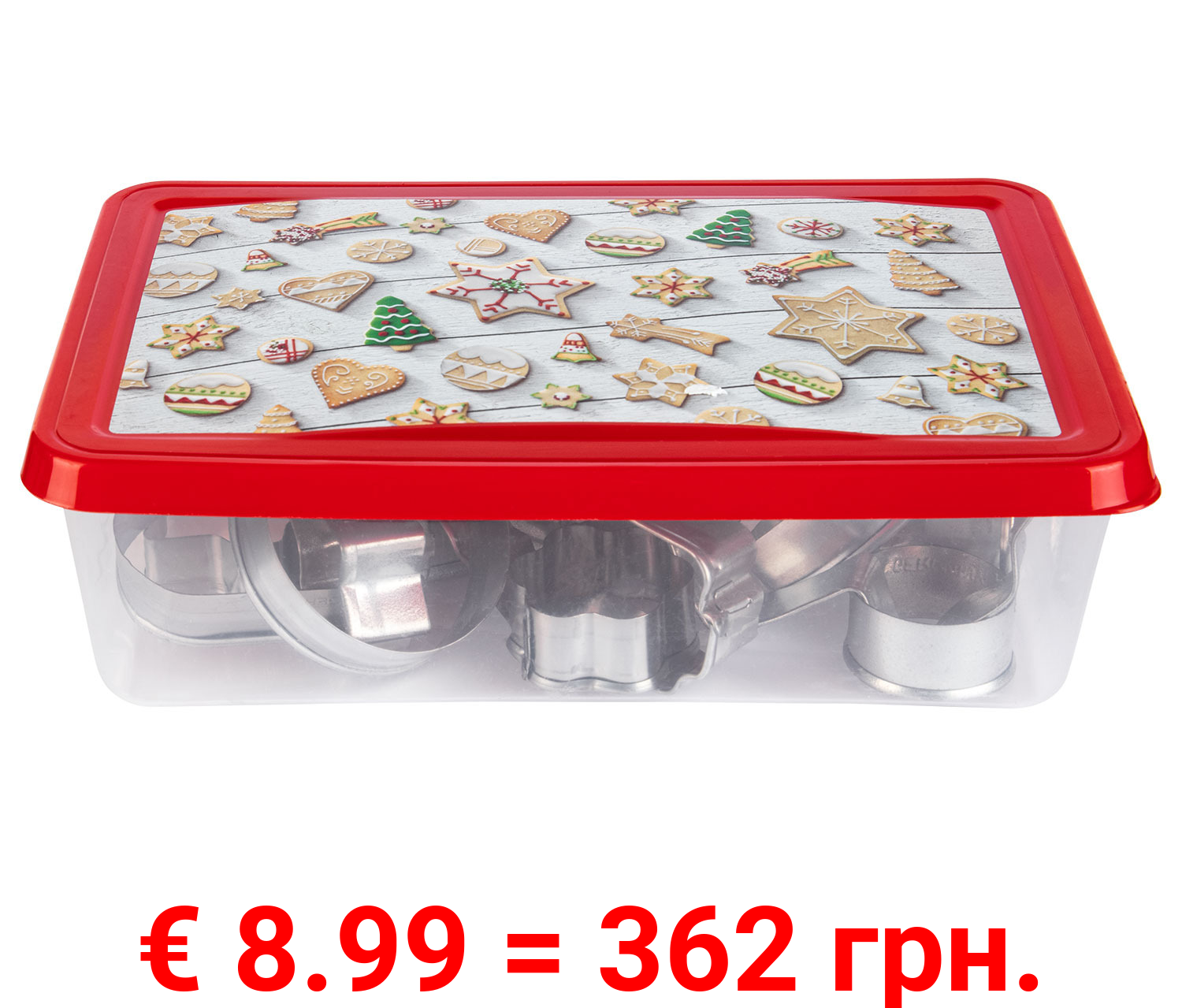 zenker Weihnachtsbäckerei Ausstecherbox, 19-teilig