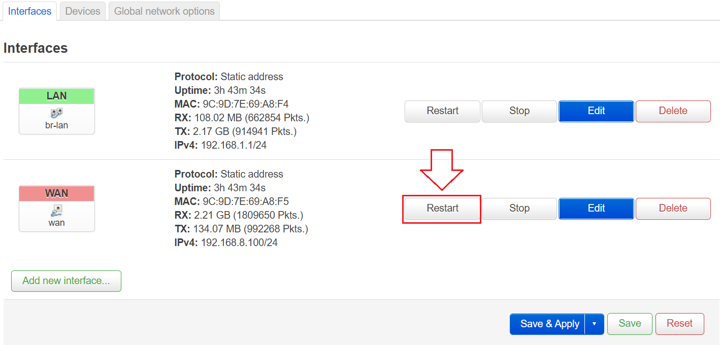 Setup Custom DNS OpenWRT Telegraph