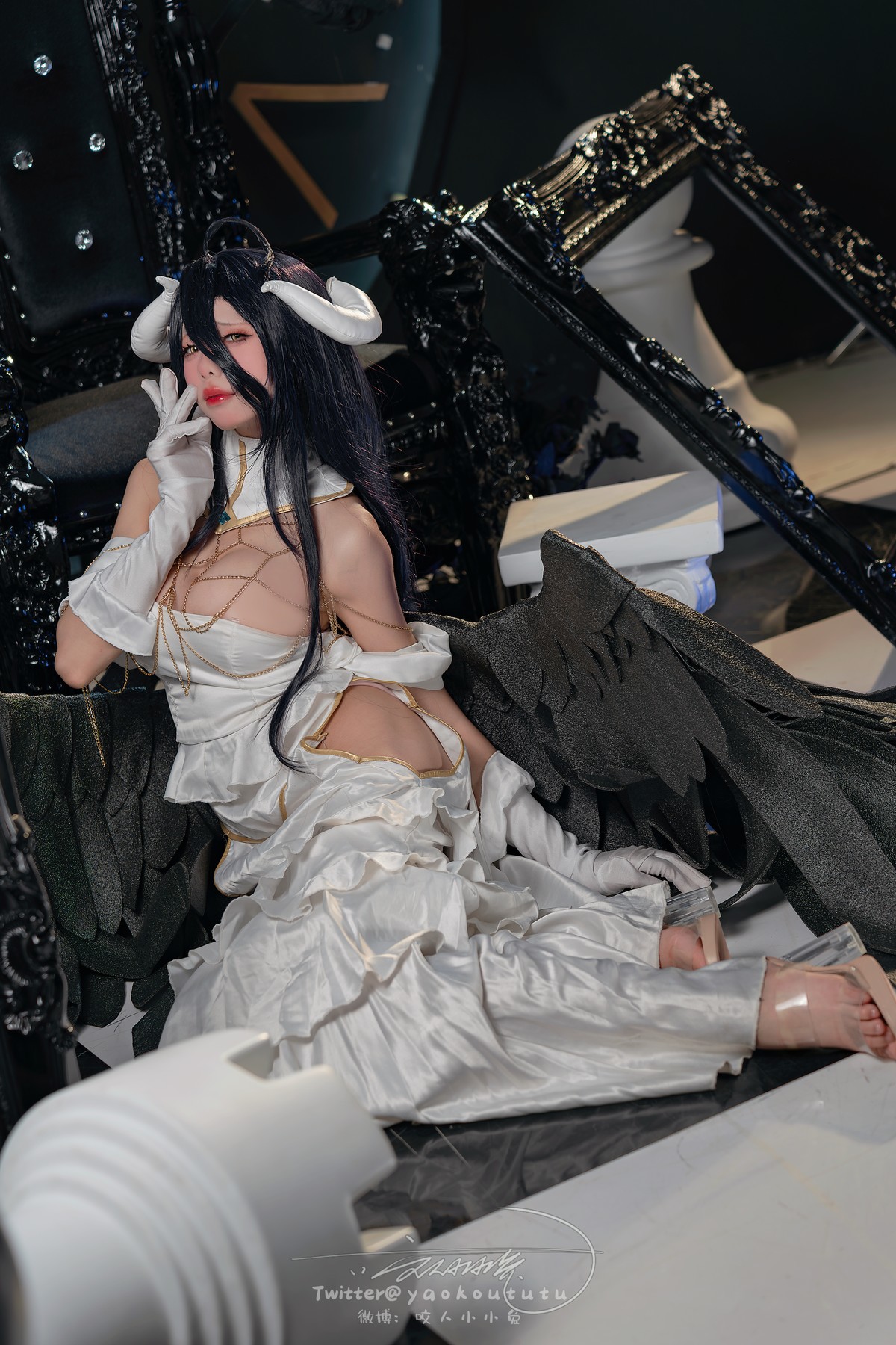 Cosplay 黏黏团子兔 魅魔之耻 雅儿贝德 & Tell Me 19