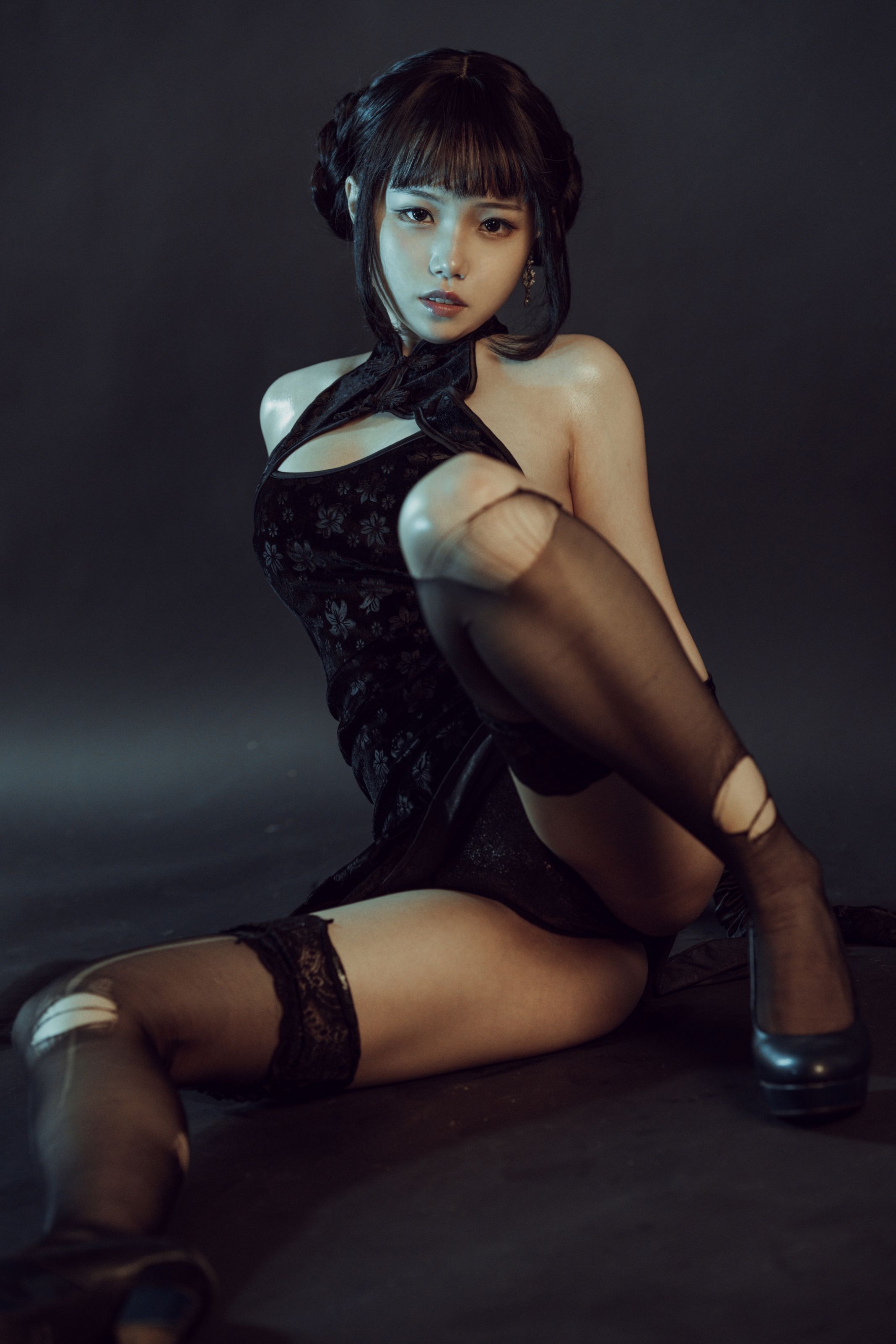 七月喵子 - NO.14 黑旗袍 [32P-312MB] 22