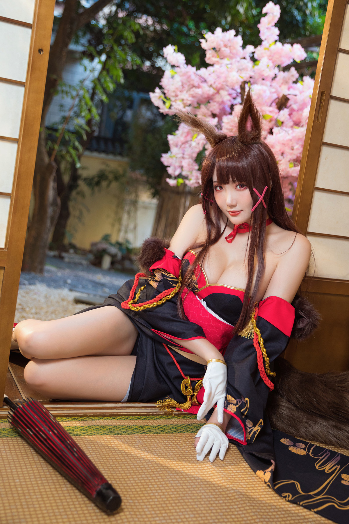 Cosplay 瓜希酱 赤城 Akagi 15