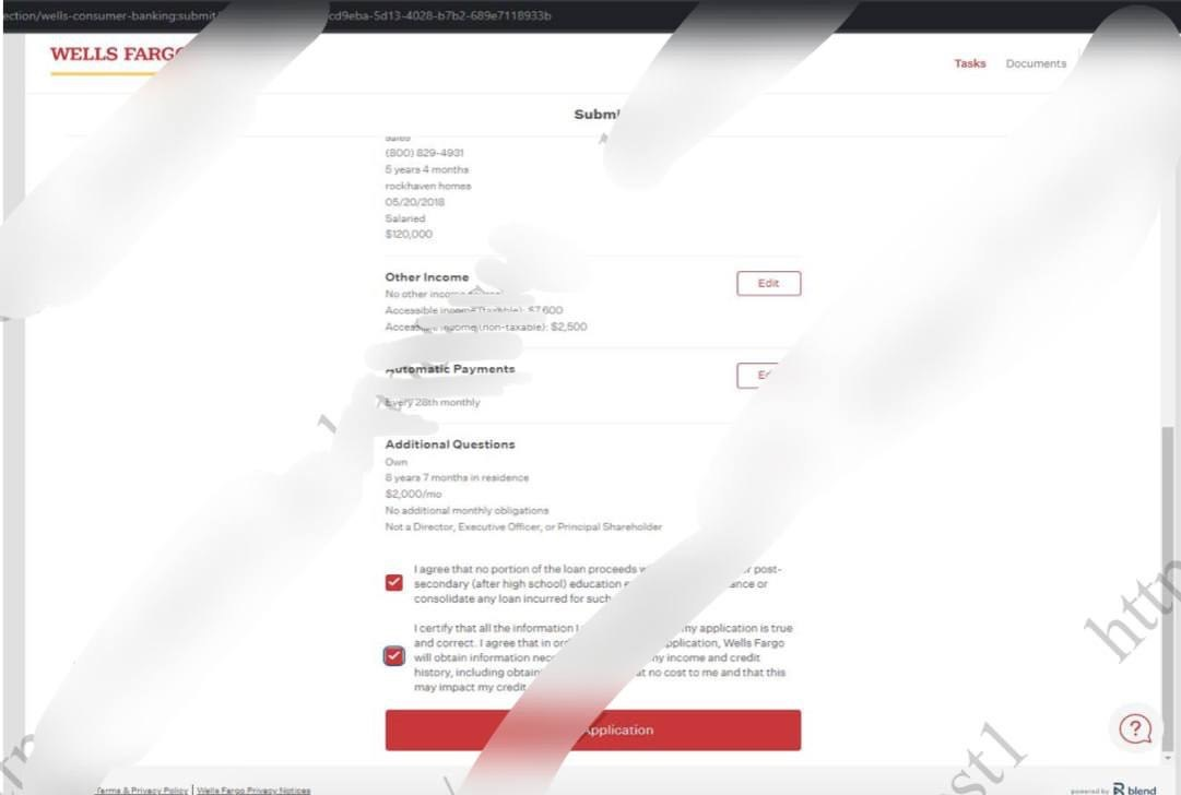 Wells Fargo Loan 2023 Telegraph