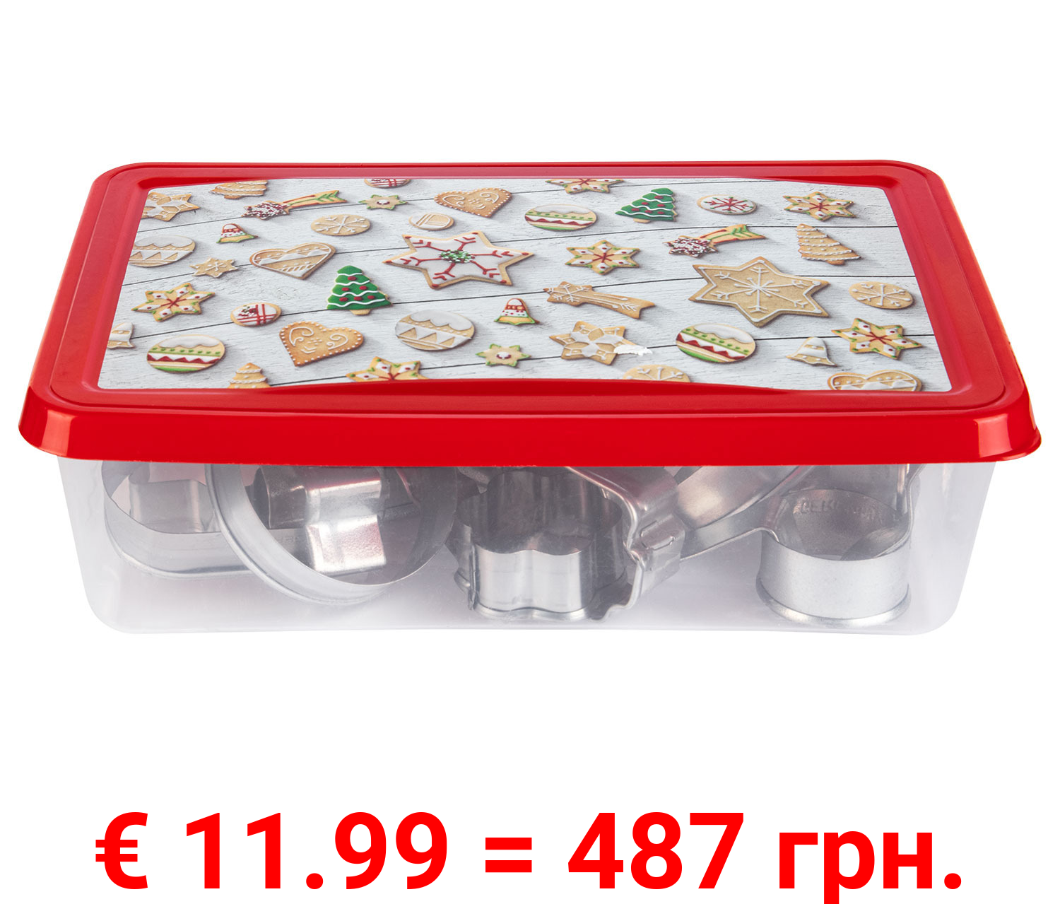 zenker Weihnachtsbäckerei Ausstecherbox, 19-teilig