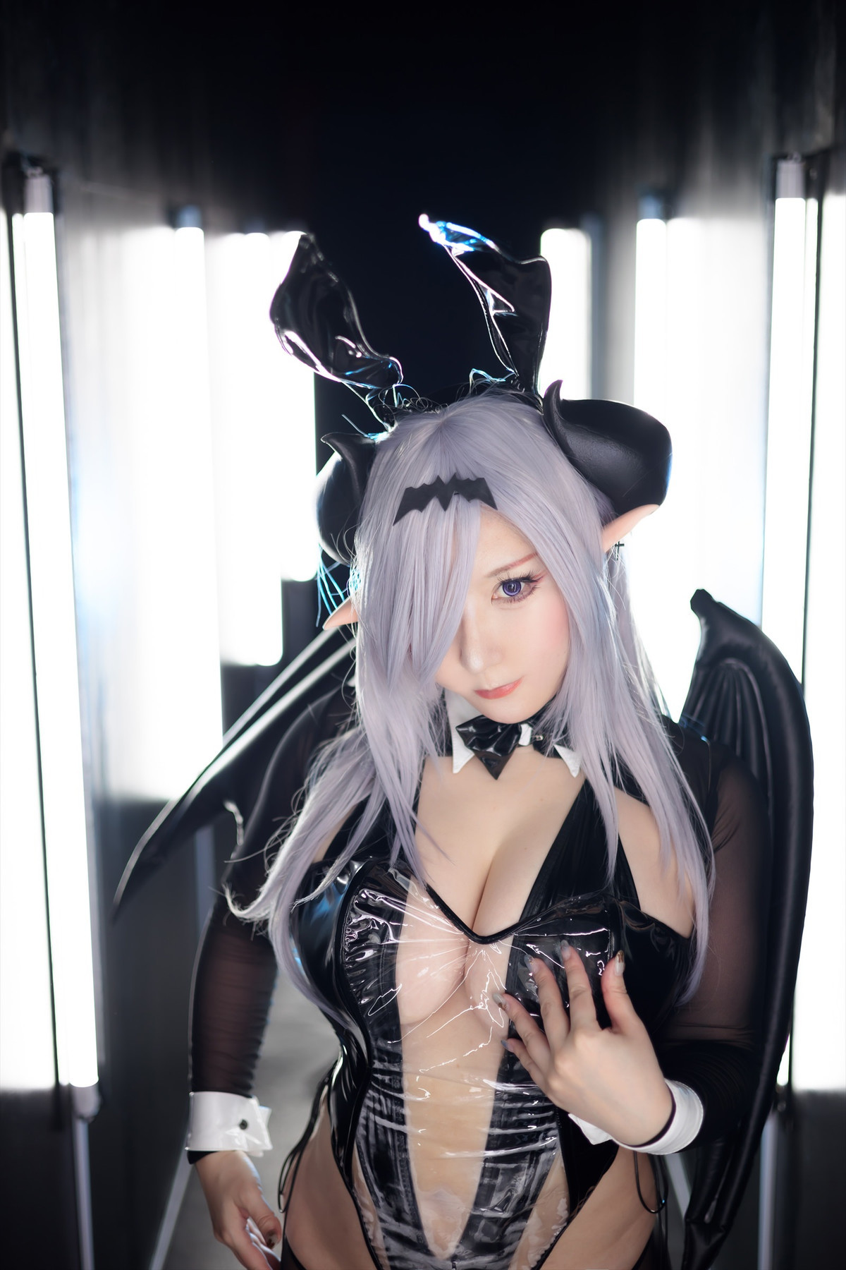 Cosplay SAKUサク See-through Bunny Succubus Set.01 4