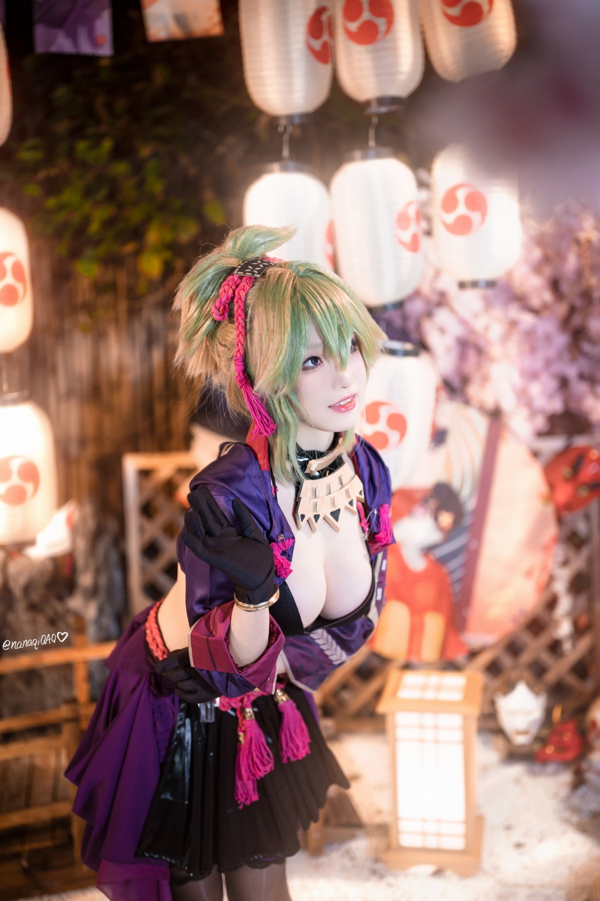 Cosplay 七七娜娜子 久岐忍同人 17