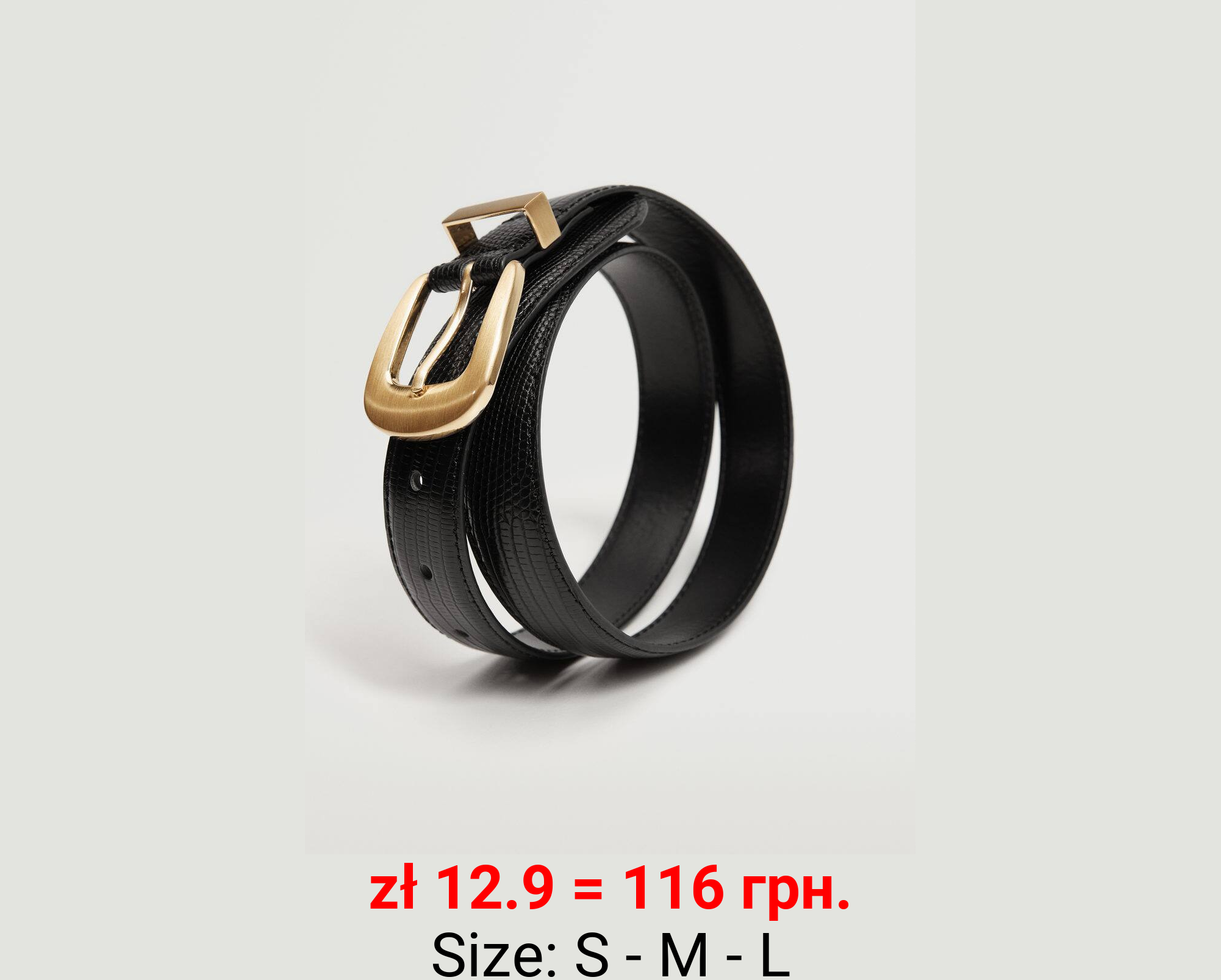 Cinturón efecto cocodrilo