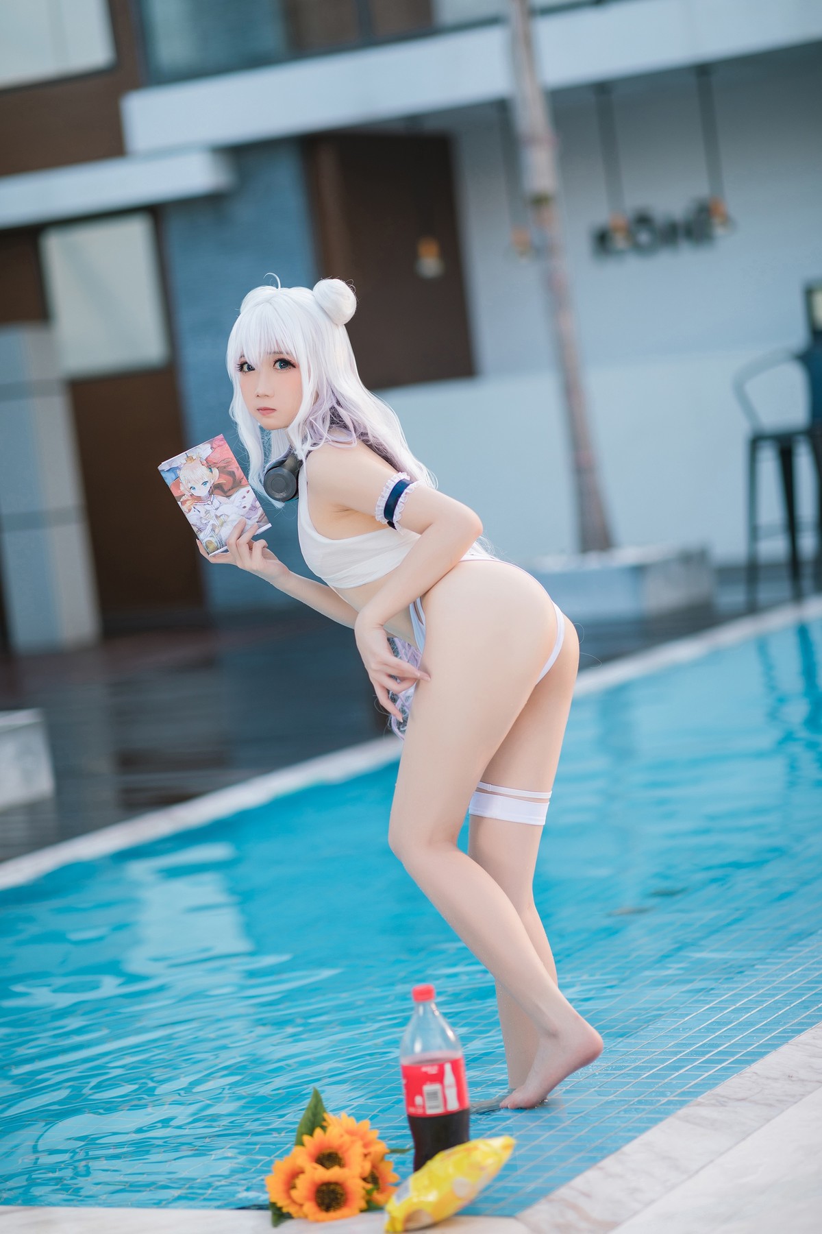 Cosplay 焖焖碳 恶毒泳衣 Vicious Swimsuit 8
