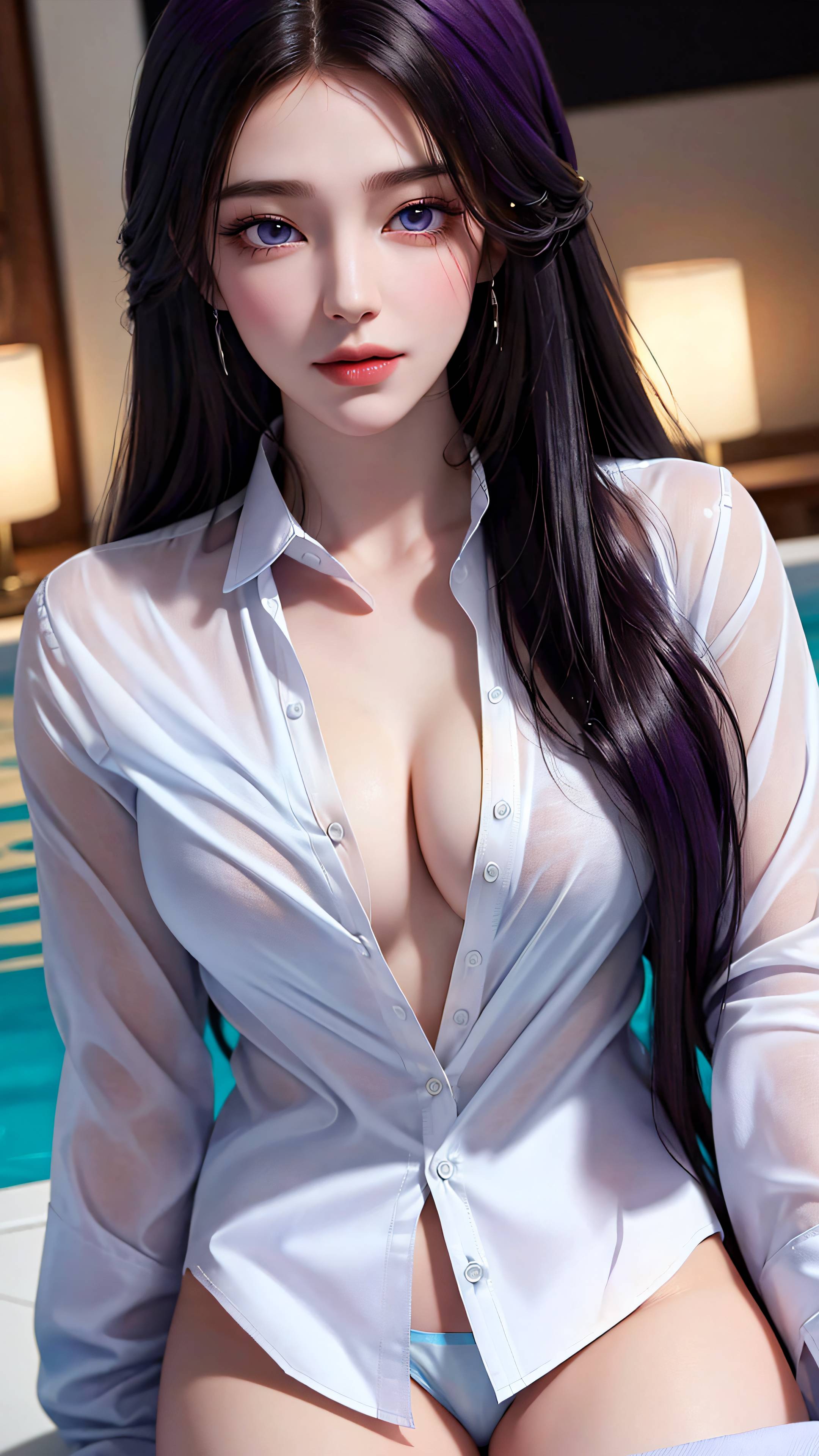 图片[52]-完美世界-月婵 白色衬衫-六色网