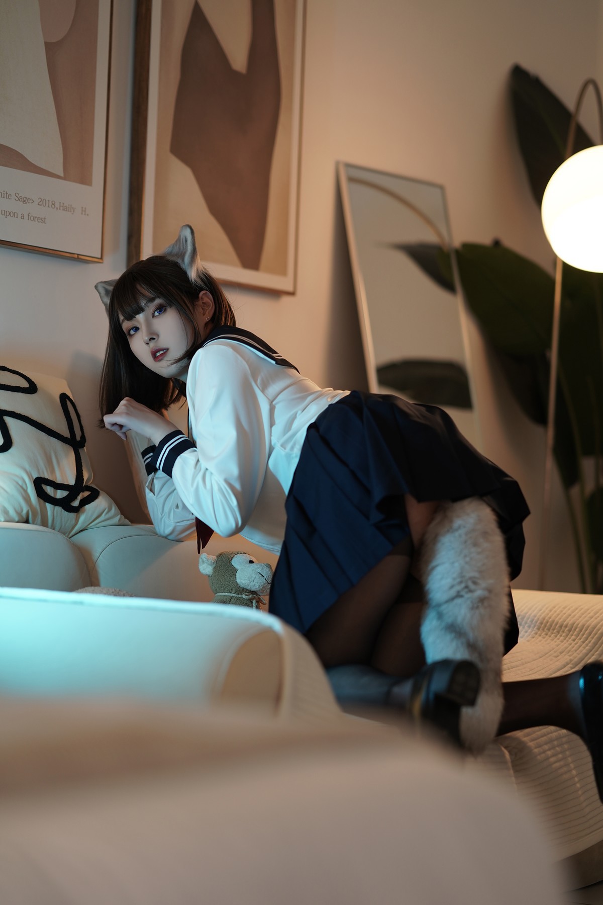 Cosplay Natsuko夏夏子 大尾巴猫 3