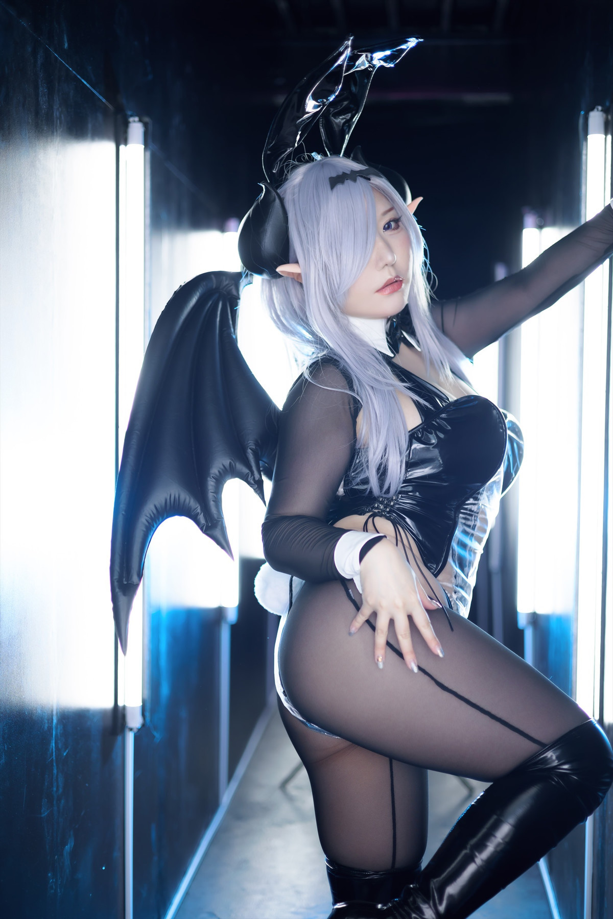 Cosplay SAKUサク See-through Bunny Succubus Set.02 19
