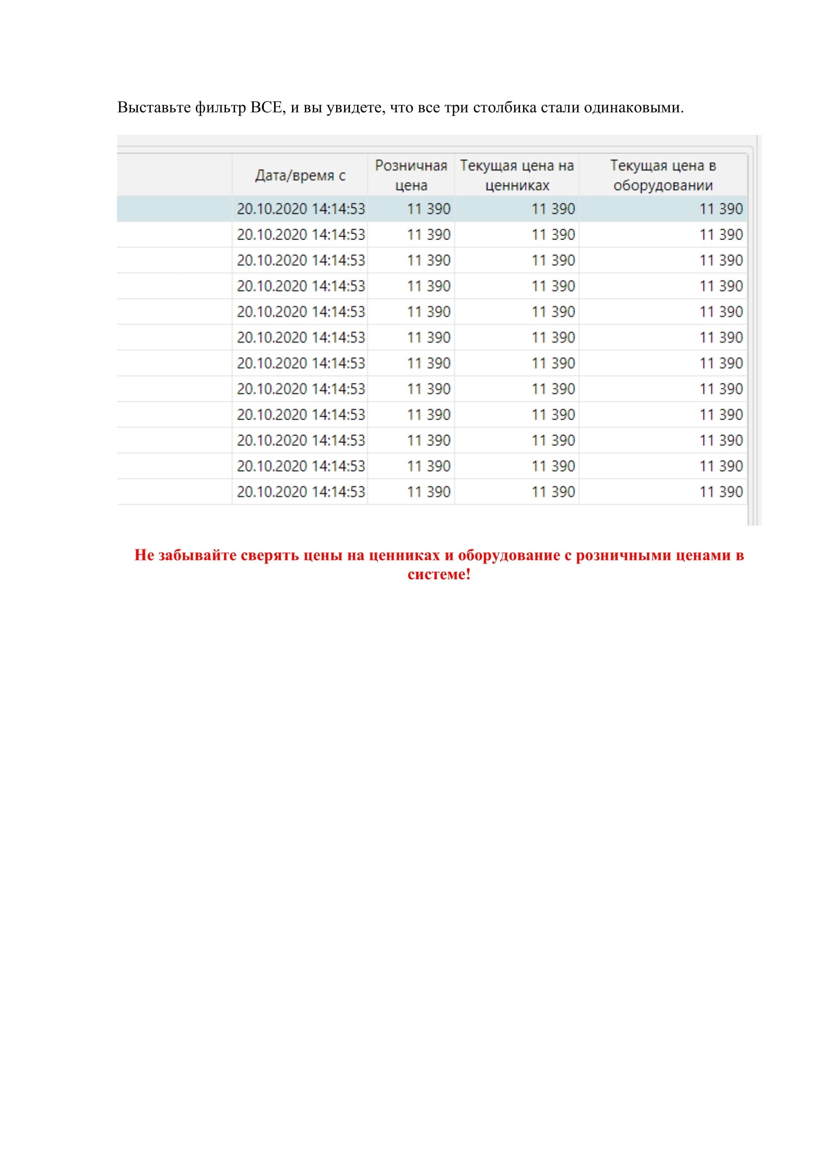 Обновление розничных цен – Telegraph