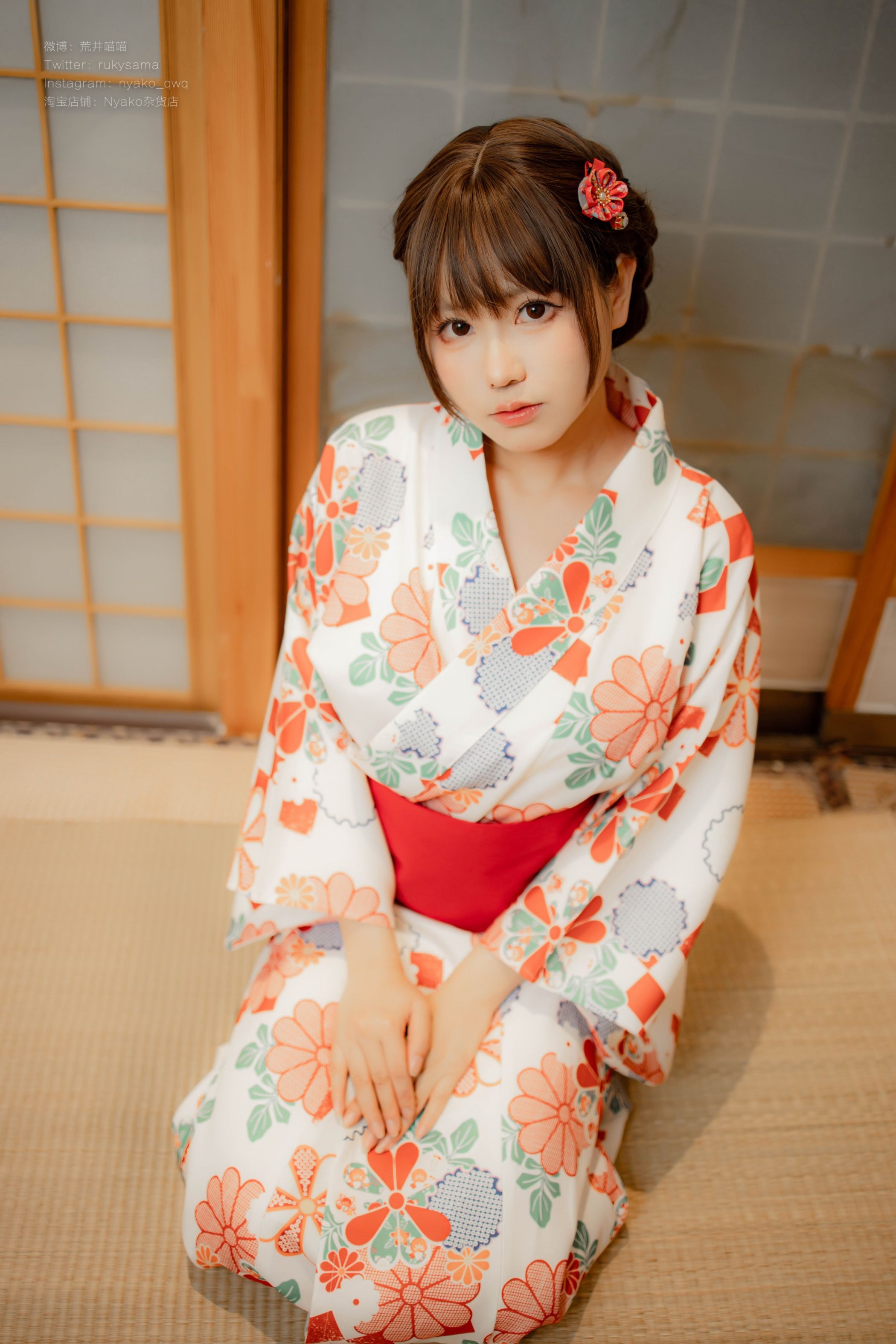 喵子Nyako #Nyako喵子 电子版41 和风烂漫 浴衣 22