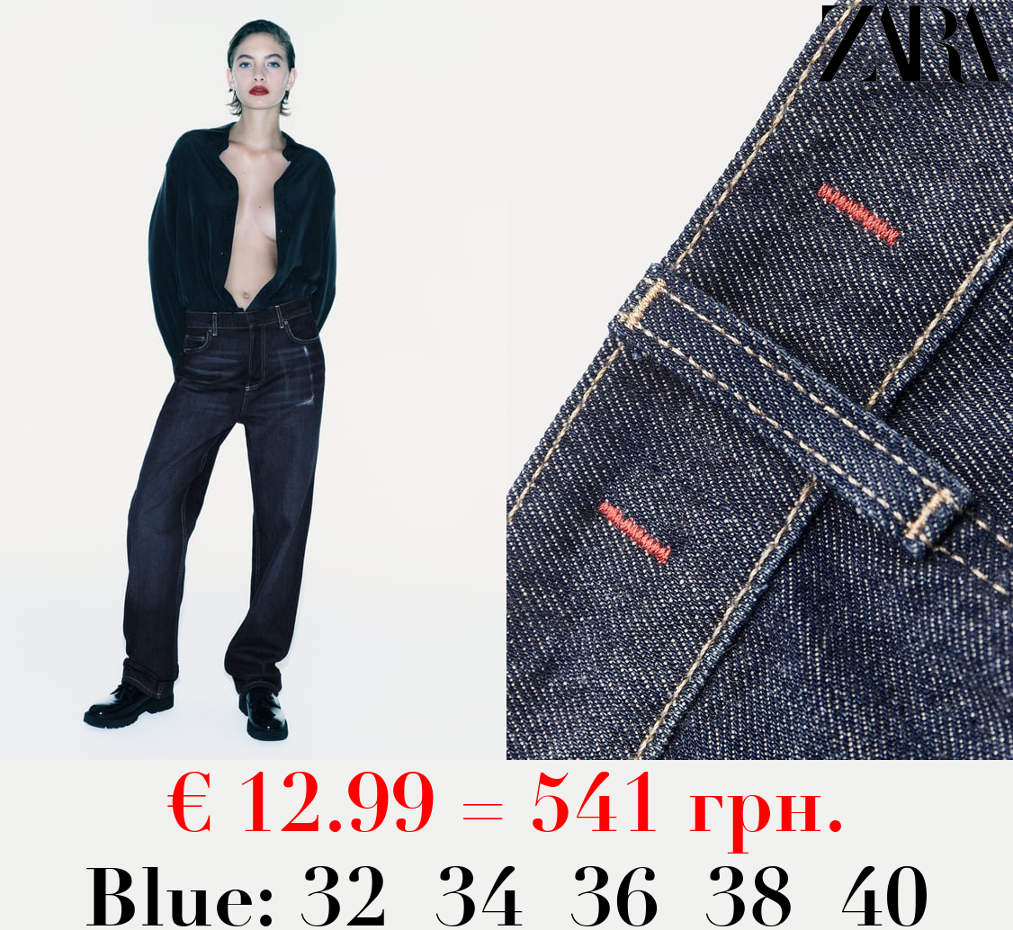 ZW COLLECTION SLIM FIT MID-RISE JEANS
