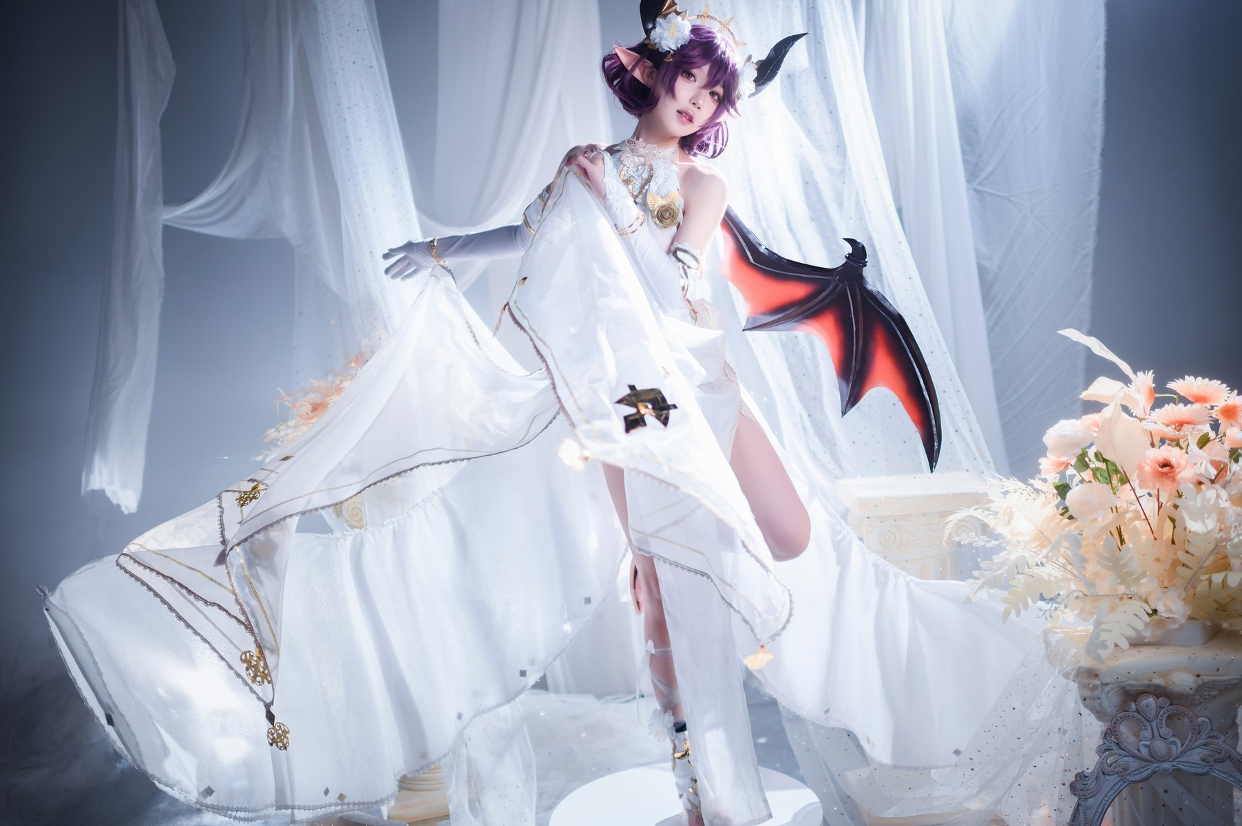 阿包也是兔娘 Cosplay 碧蓝幻想古蕾娅 龙娘 10