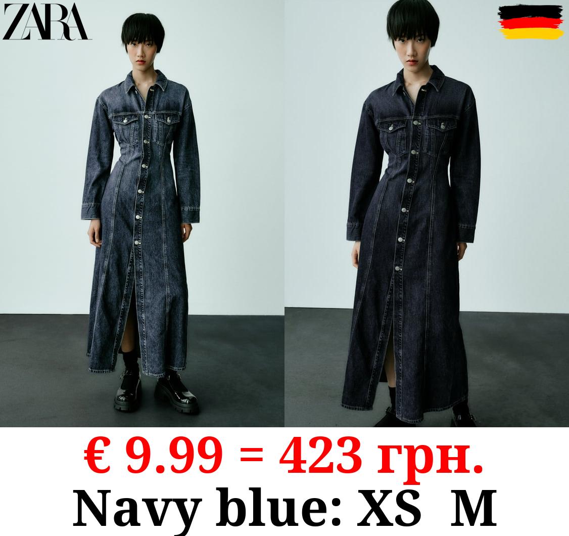 TRF LONG DENIM DRESS