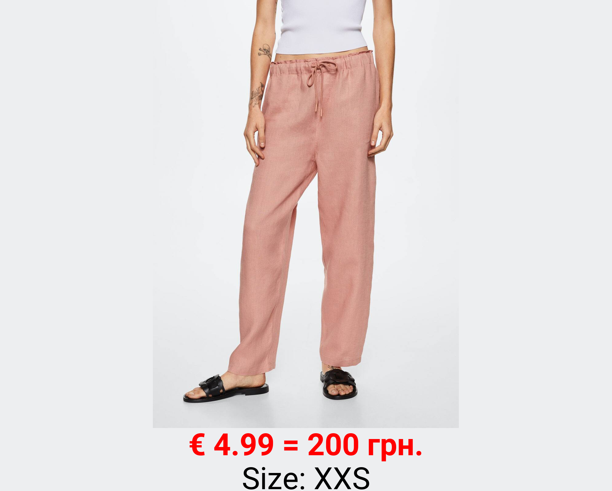 Pantalón 100% lino