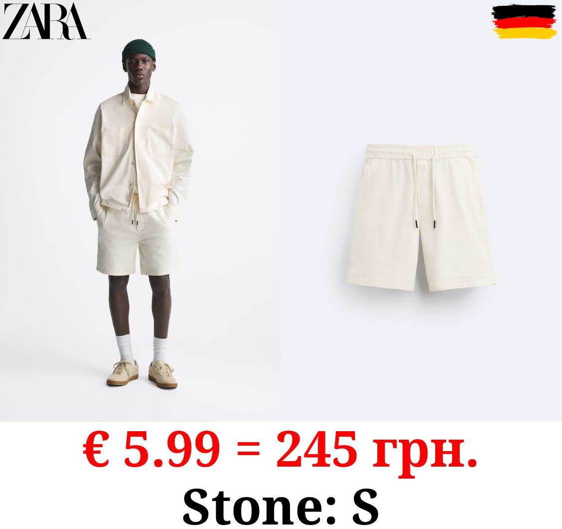 JOGGING BERMUDA SHORTS WITH ELASTIC WAISTBAND