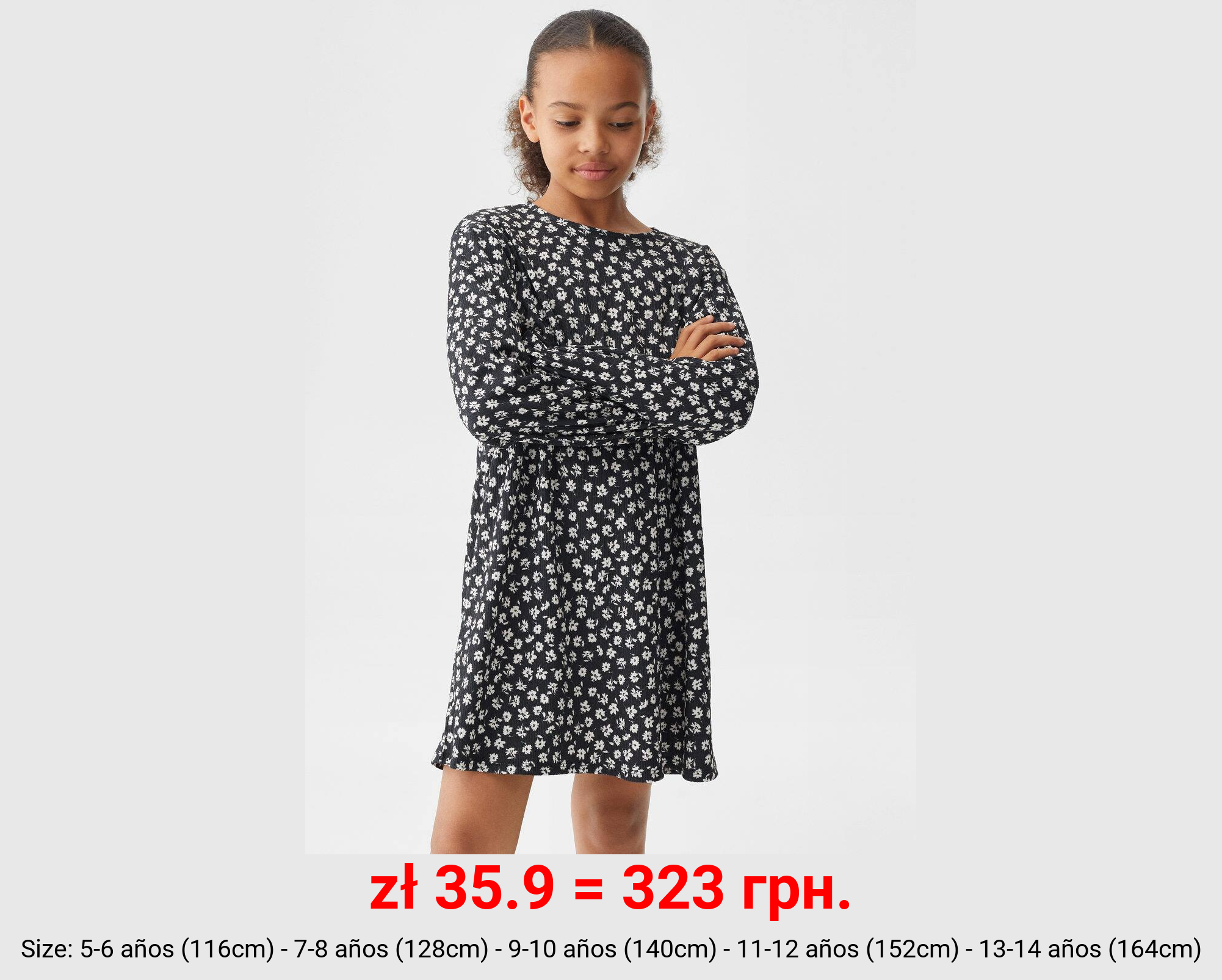 Vestido estampado flores