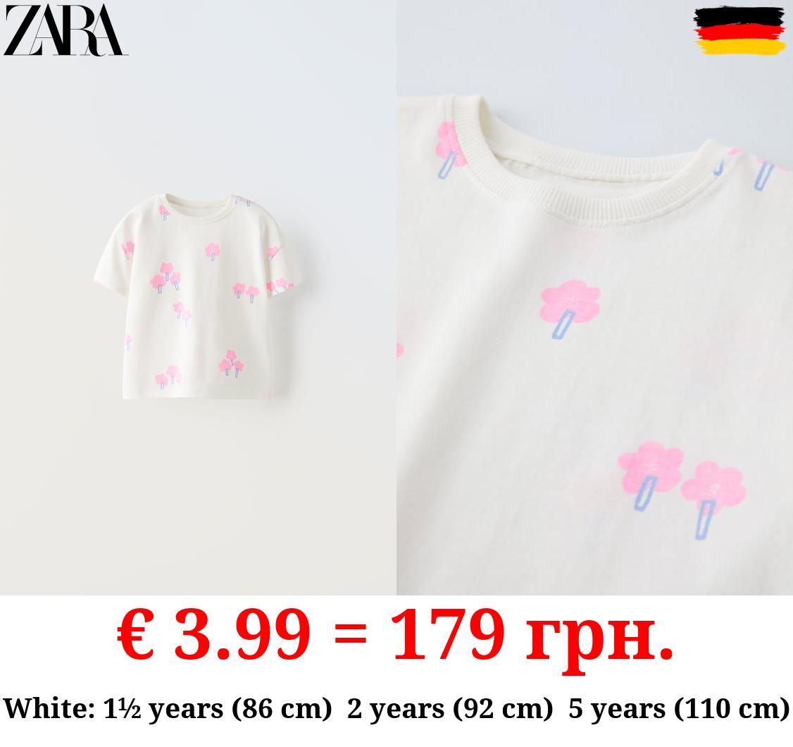 FLORAL PRINT T-SHIRT