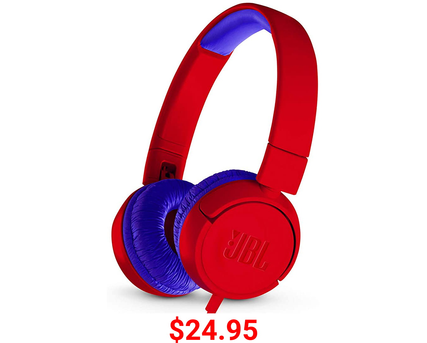 JBL JR 300 - On-Ear Headphones for Kids - Red