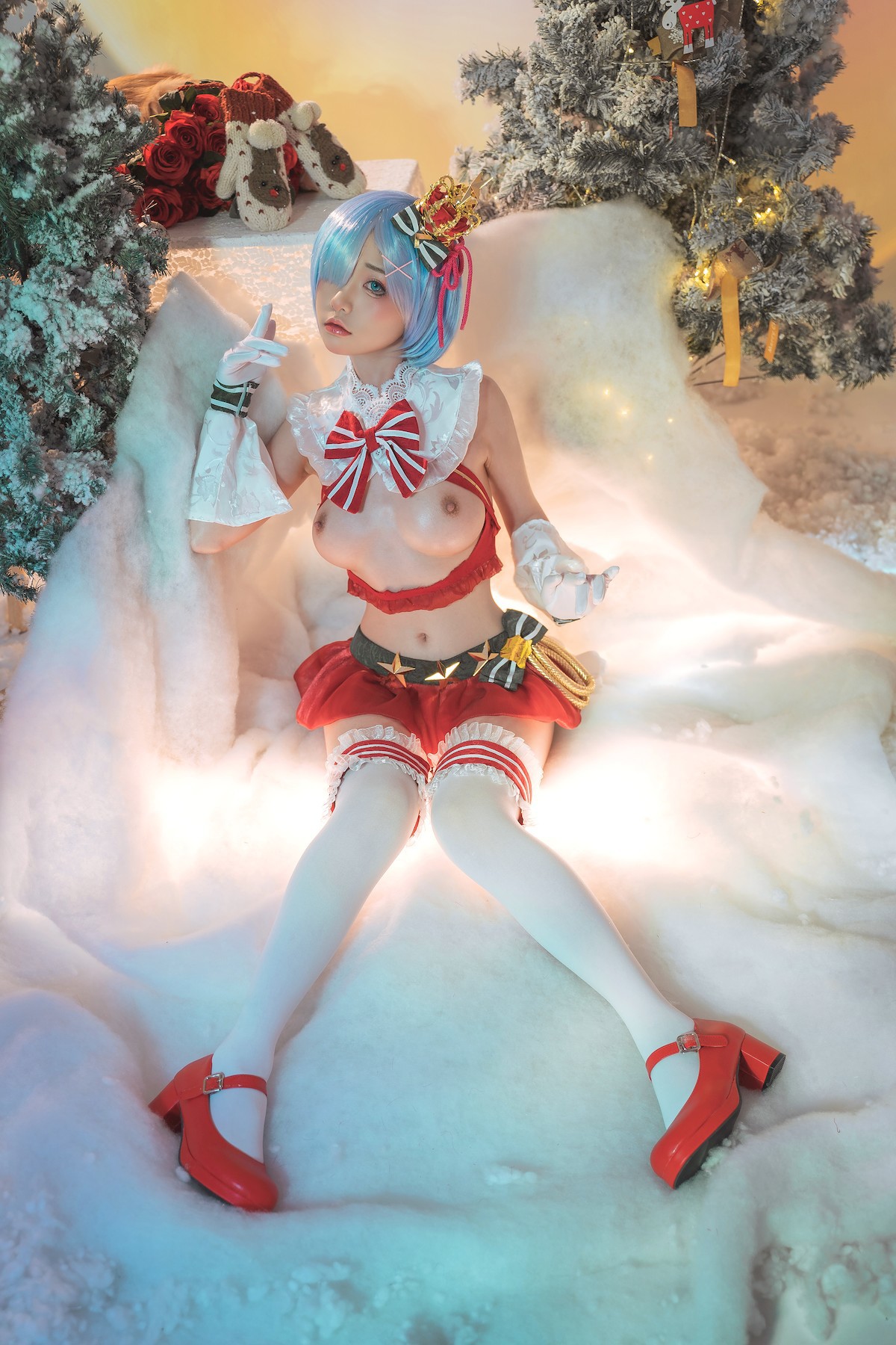 爆机少女喵小吉 Cosplay Re：从零开始的圣诞节 29