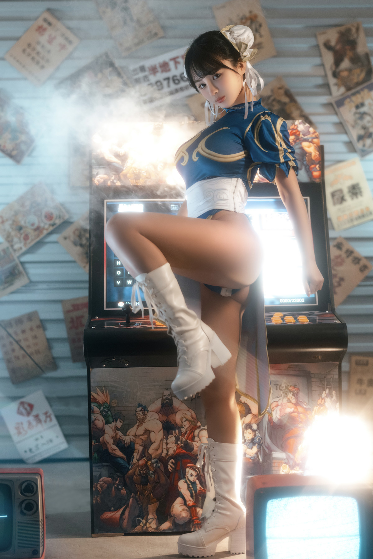 Cosplay 桜井宁宁 电玩春丽 Set.01 6