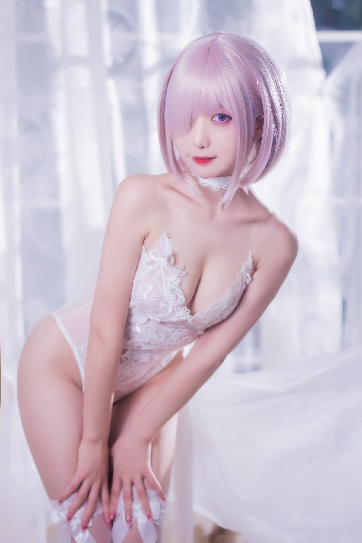 Cosplay 封疆疆 婚纱玛修 Wedding Dress 23