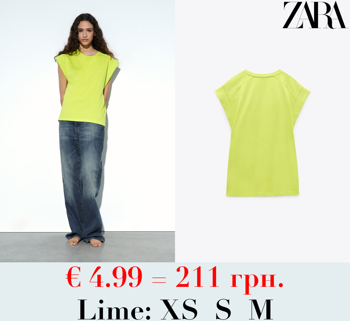 RIBBED COTTON T-SHIRT